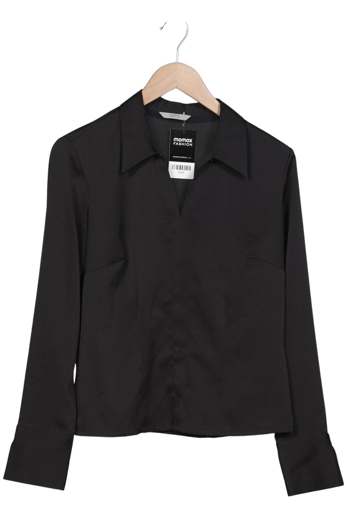 

Marks & Spencer Damen Bluse, schwarz, Gr. 14