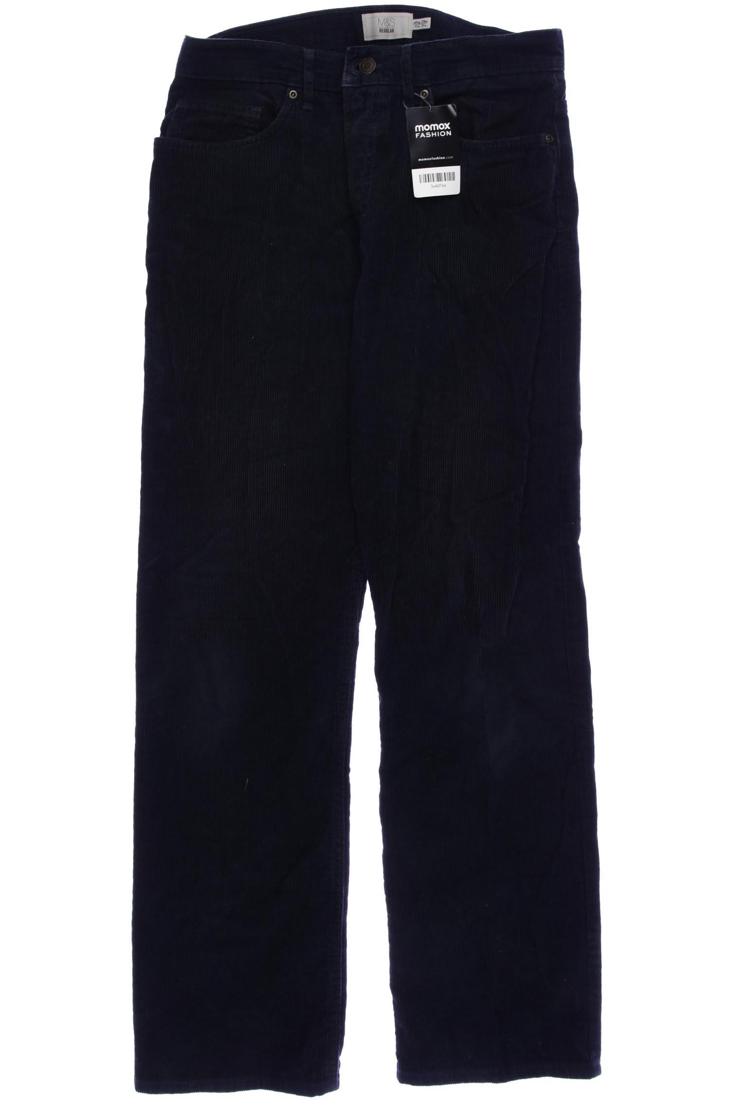 

Marks & Spencer Herren Stoffhose, marineblau, Gr. 32