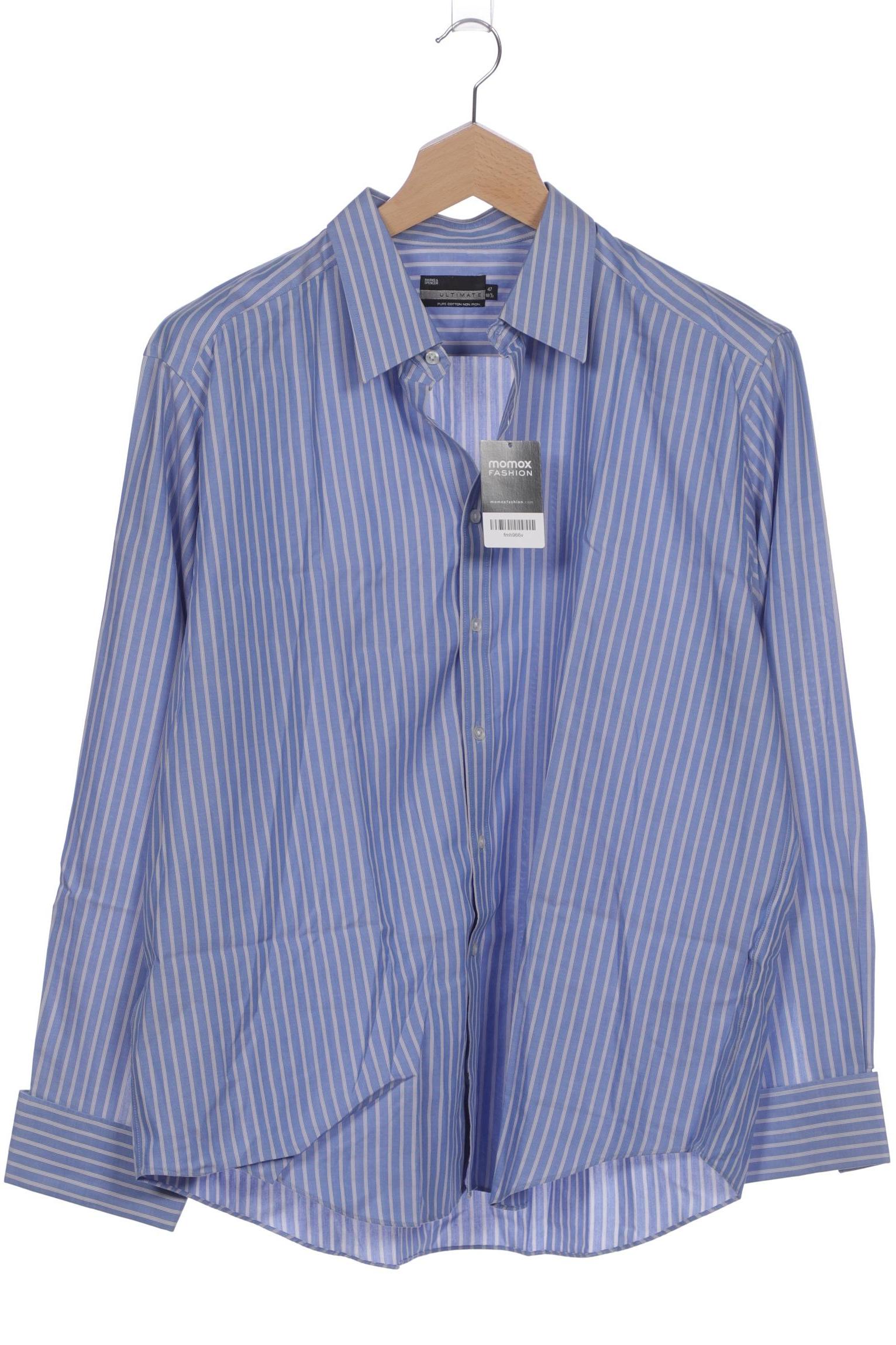 

Marks & Spencer Herren Hemd, blau, Gr. 58
