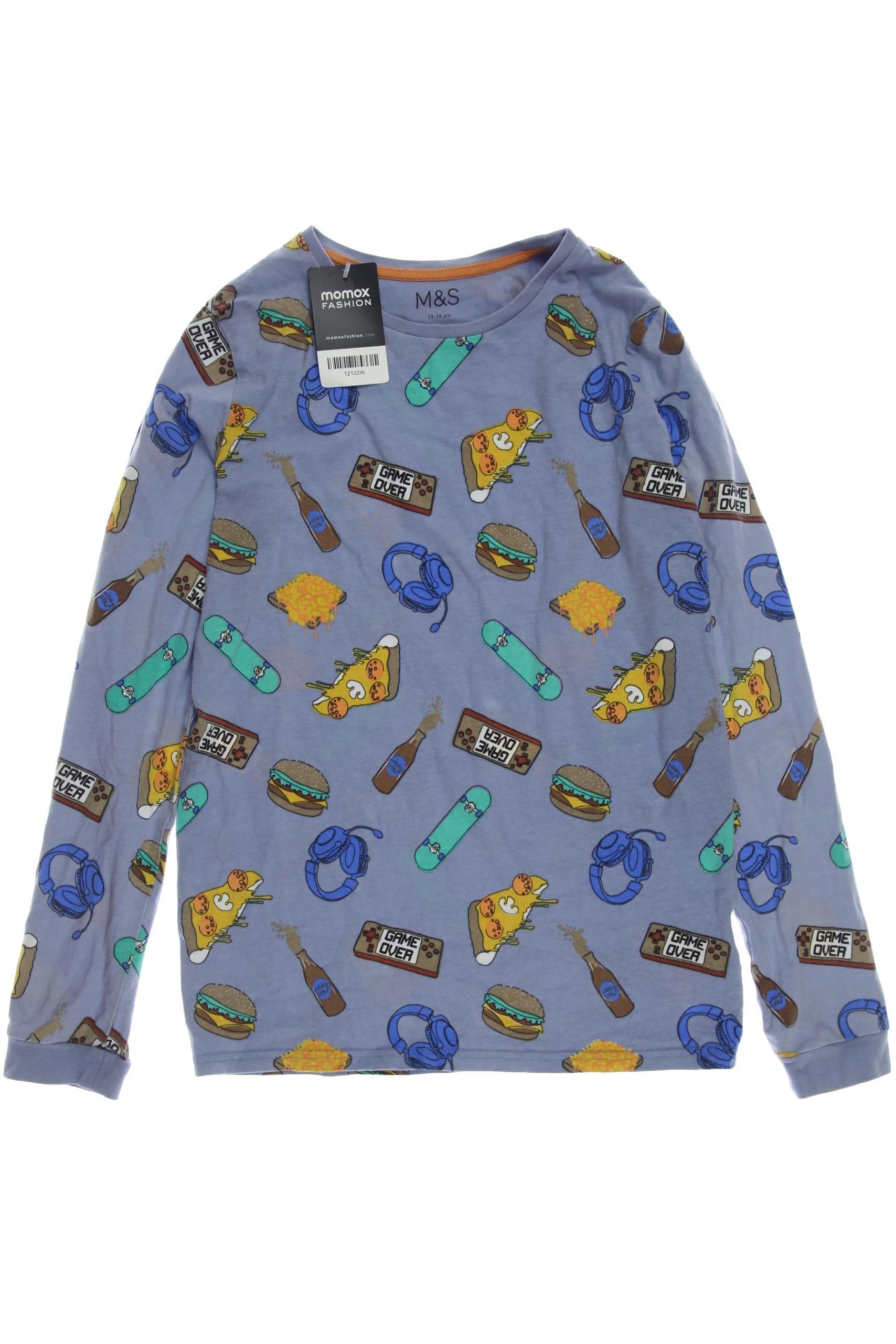 

Marks & Spencer Herren Langarmshirt, hellblau, Gr. 164