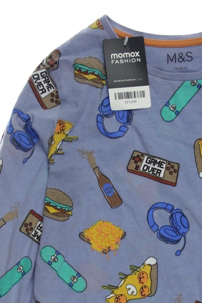 Thumbnail - Marks &amp; Spencer Herren Langarmshirt, hellblau, Gr. 164