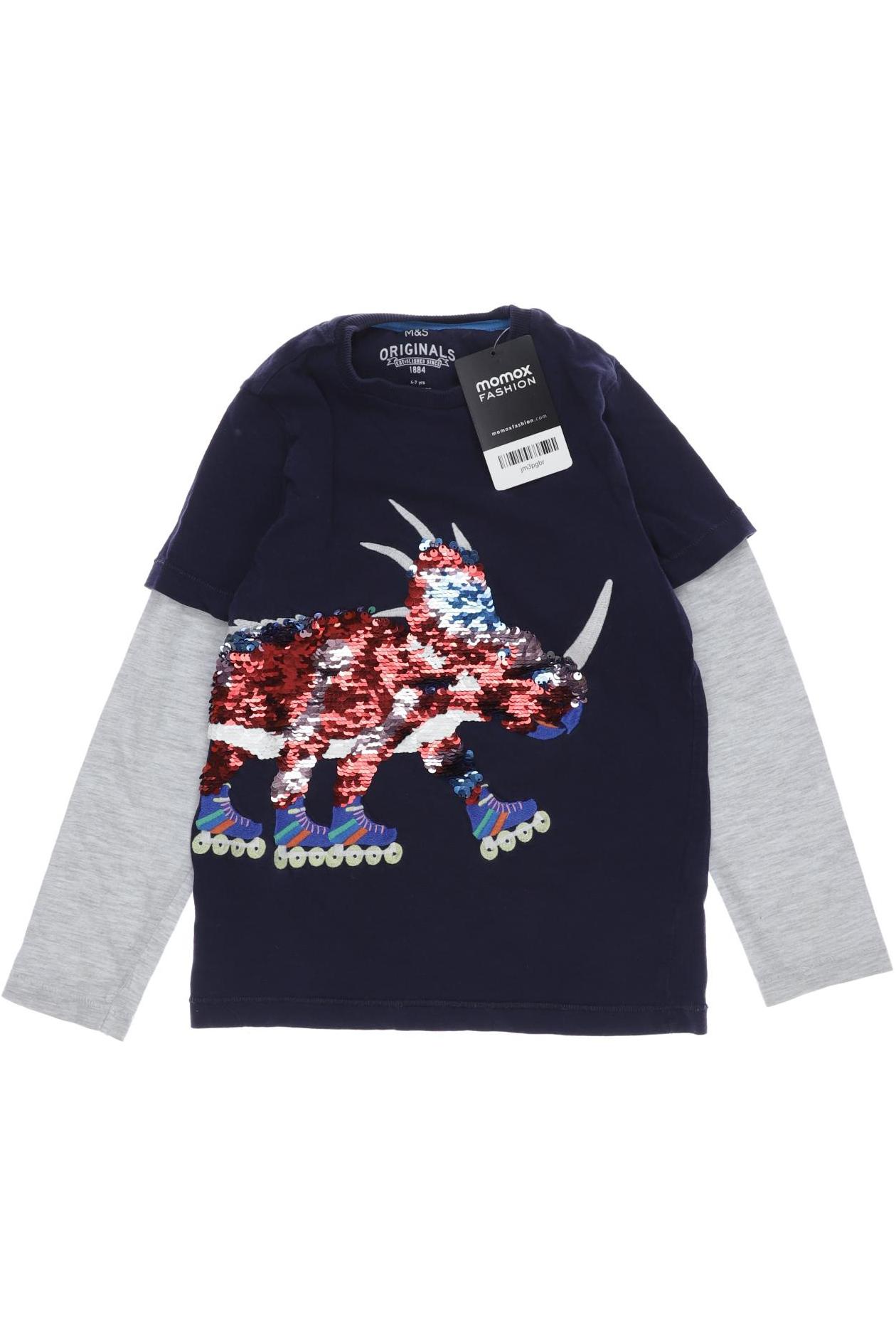 

Marks & Spencer Herren Langarmshirt, marineblau, Gr. 122