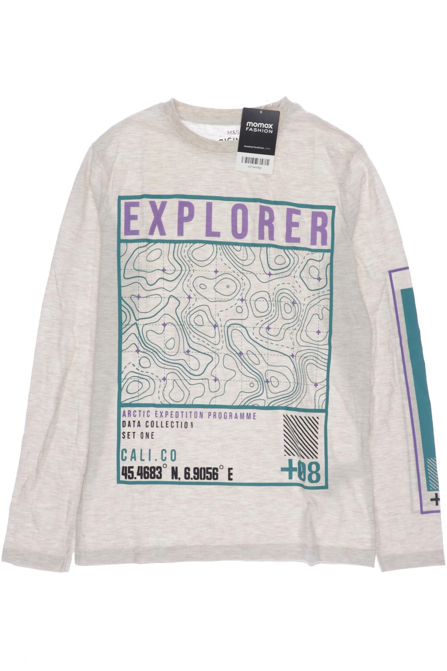 

Marks & Spencer Jungen Langarmshirt, beige
