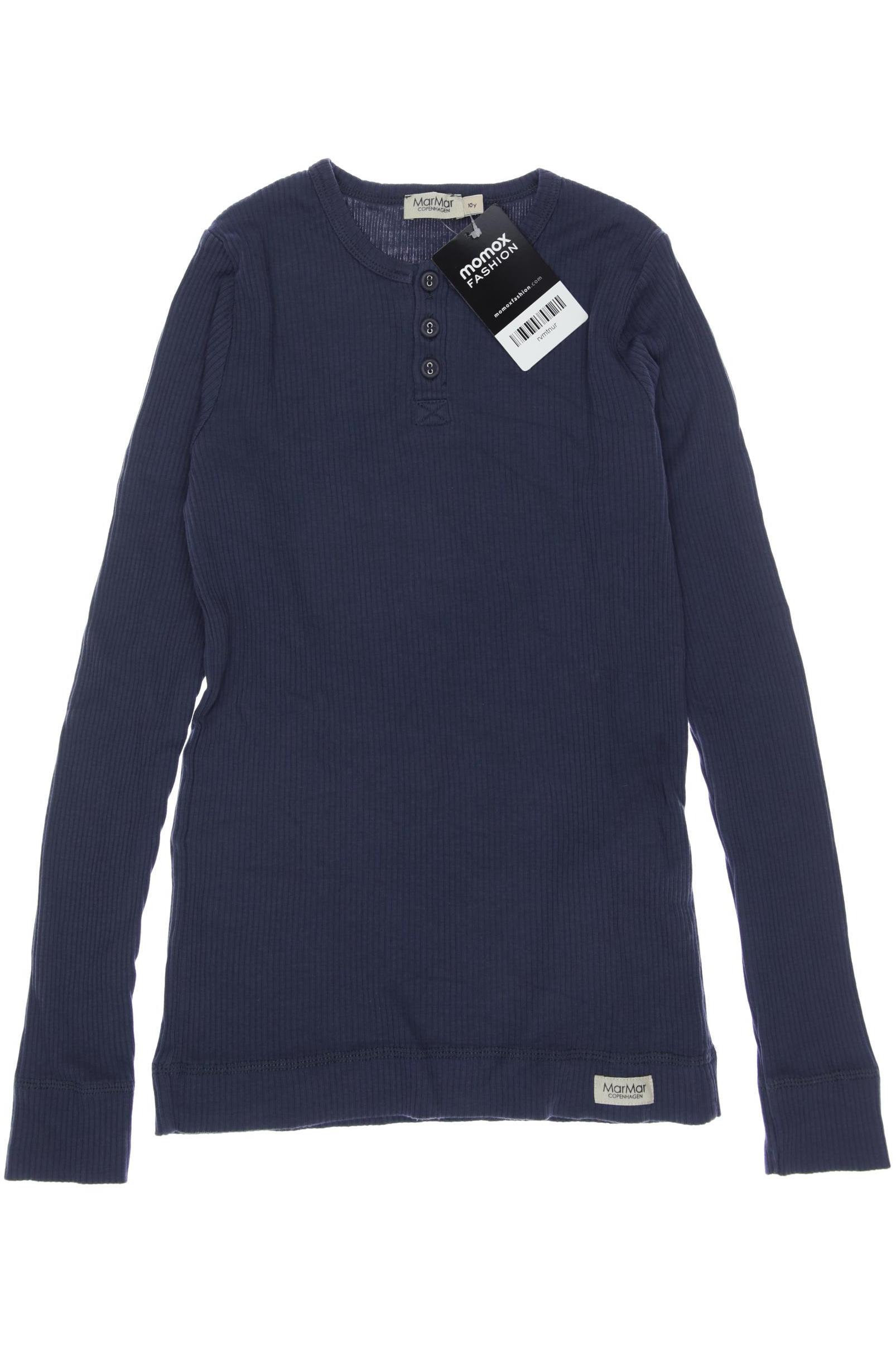 

MarMar Copenhagen Herren Langarmshirt, marineblau, Gr. 10