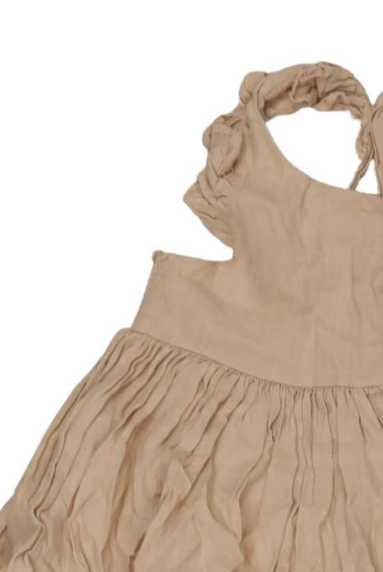 Thumbnail - MarMar Copenhagen Mädchen Kleid, beige, Gr. 116