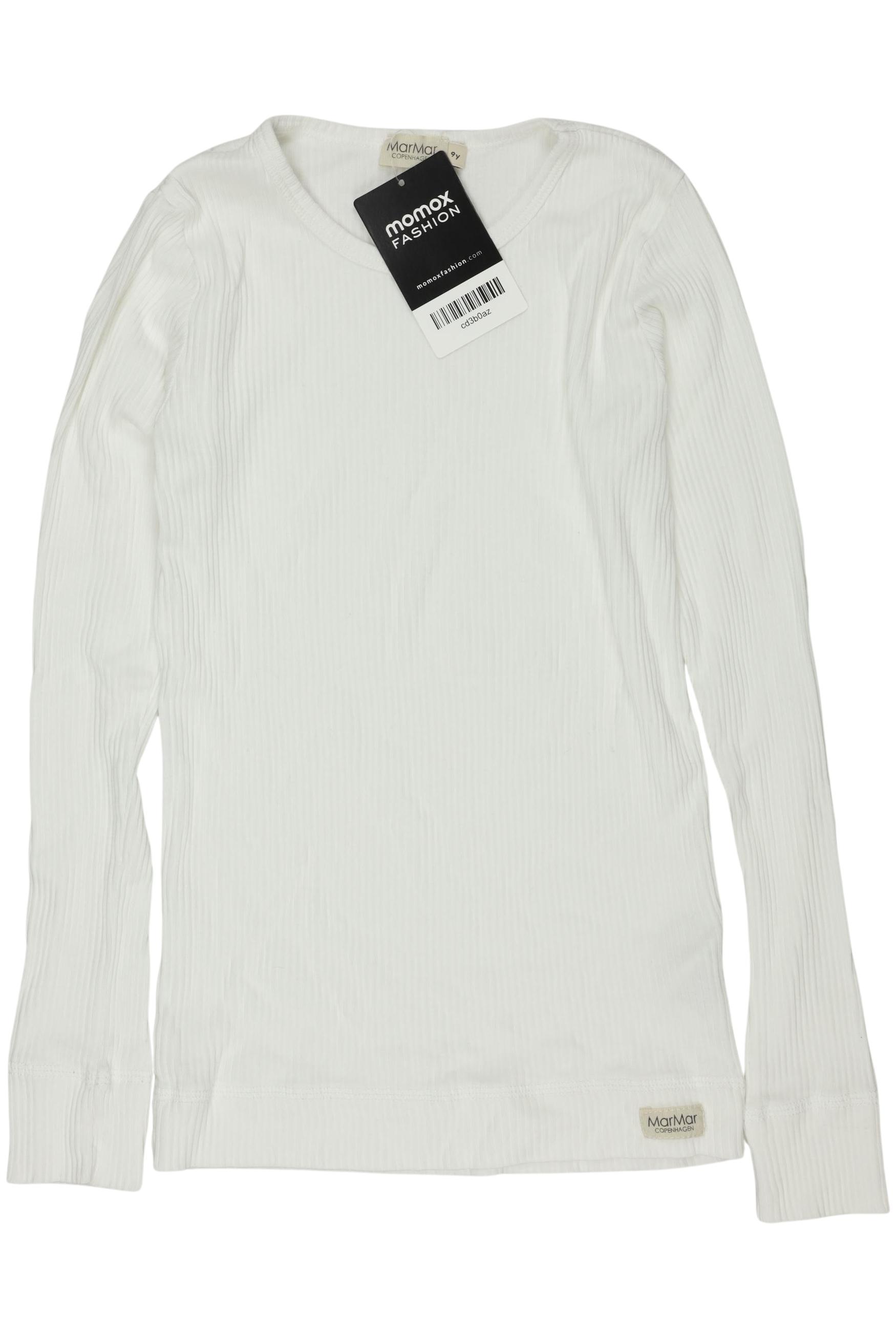 

MarMar Copenhagen Mädchen Langarmshirt, weiß, Gr. 134