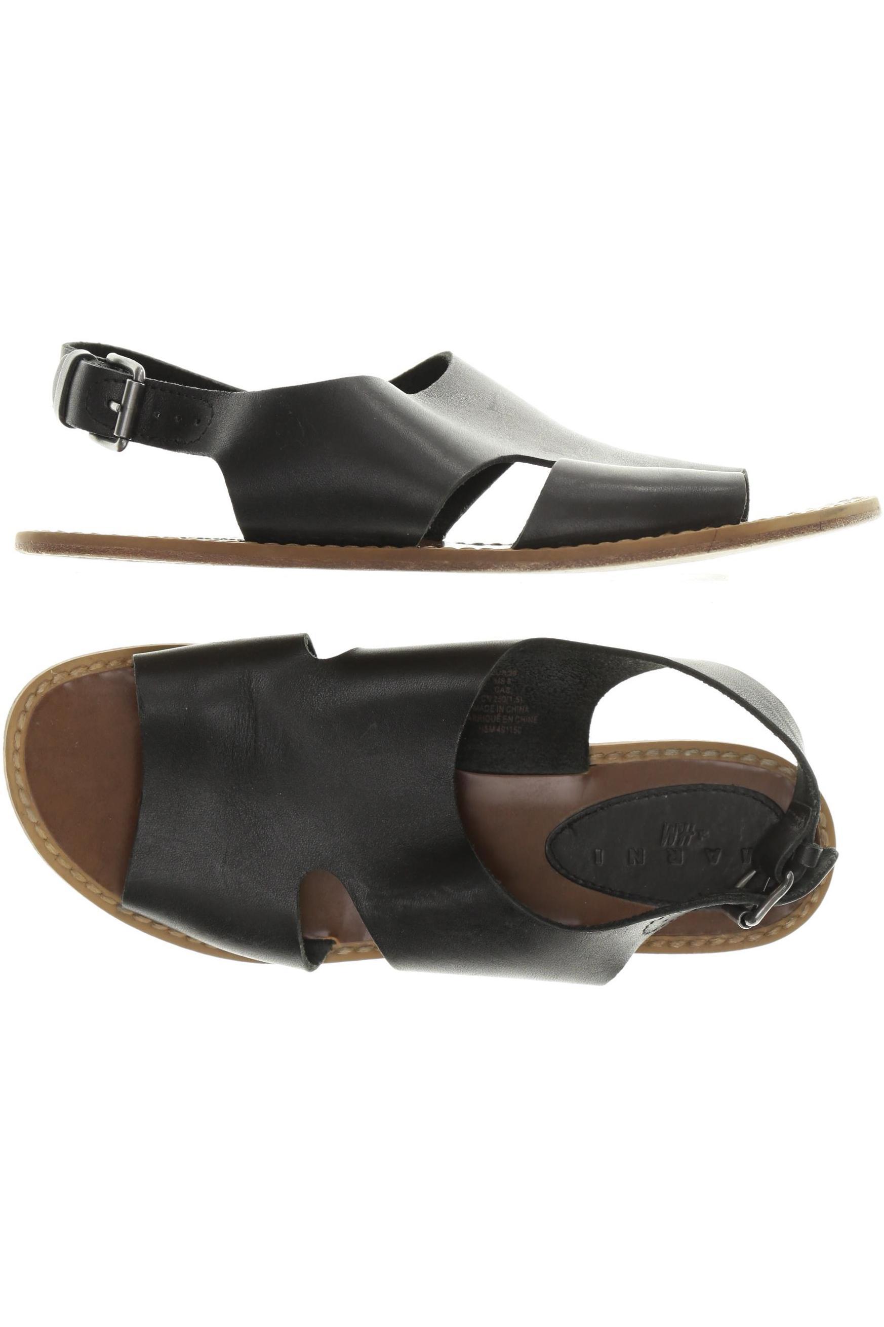 

Marni for H&M Damen Sandale, schwarz, Gr. 39