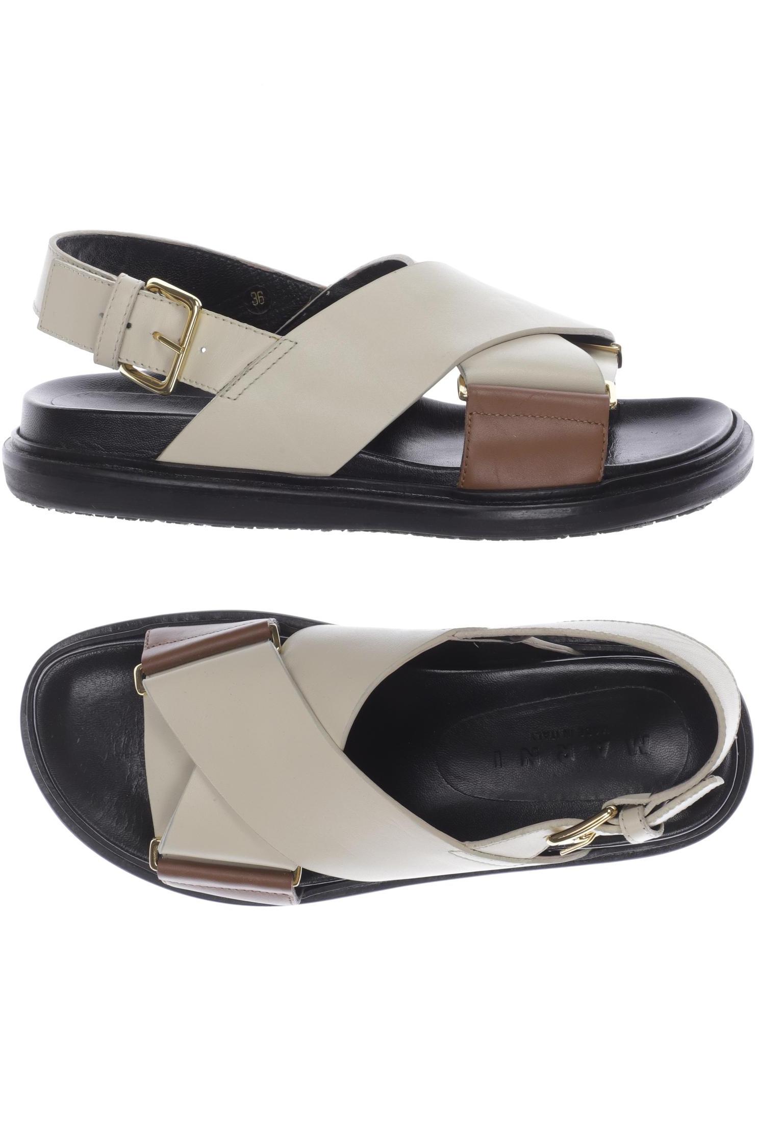 

Marni Damen Sandale, cremeweiß, Gr. 36