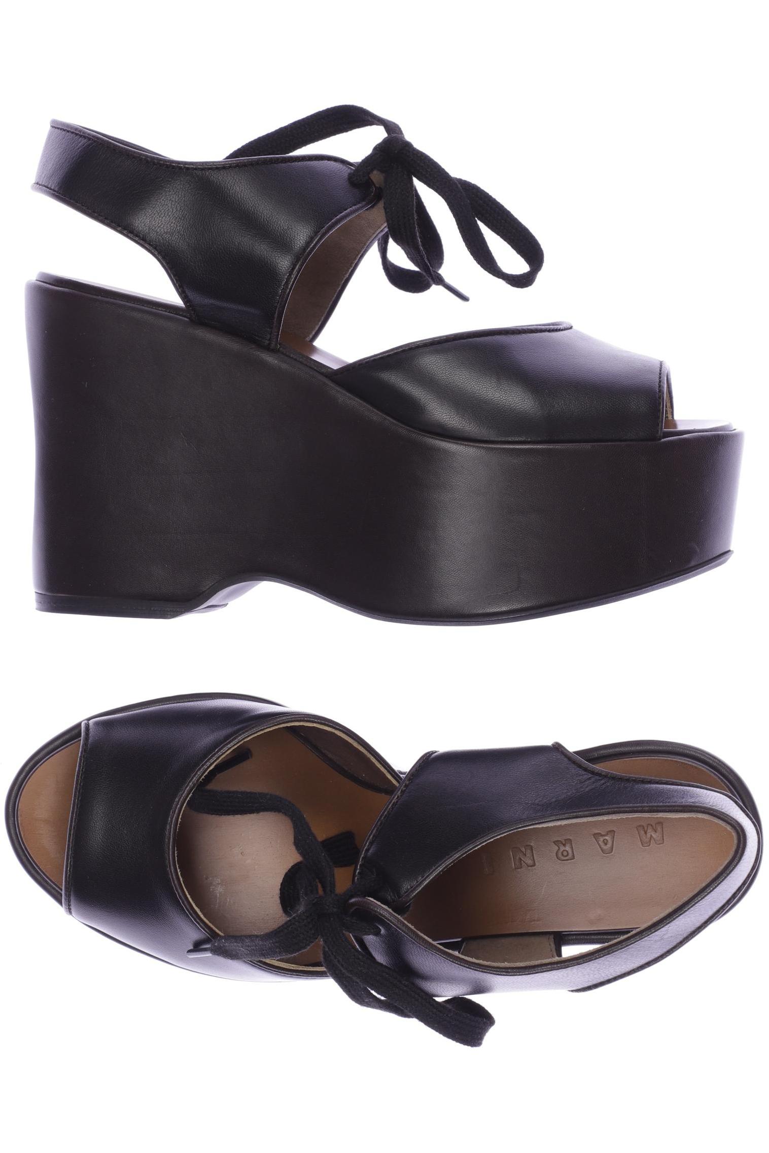 

Marni Damen Sandale, schwarz, Gr. 35