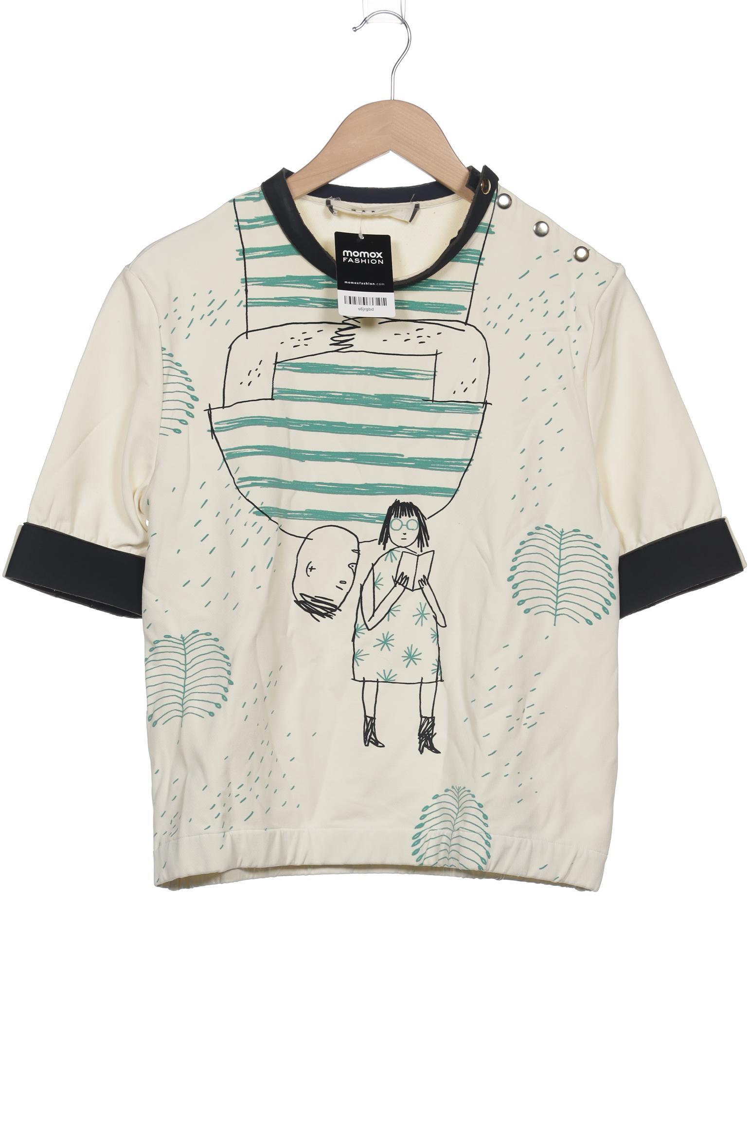 

Marni Damen Sweatshirt, cremeweiß, Gr. 42