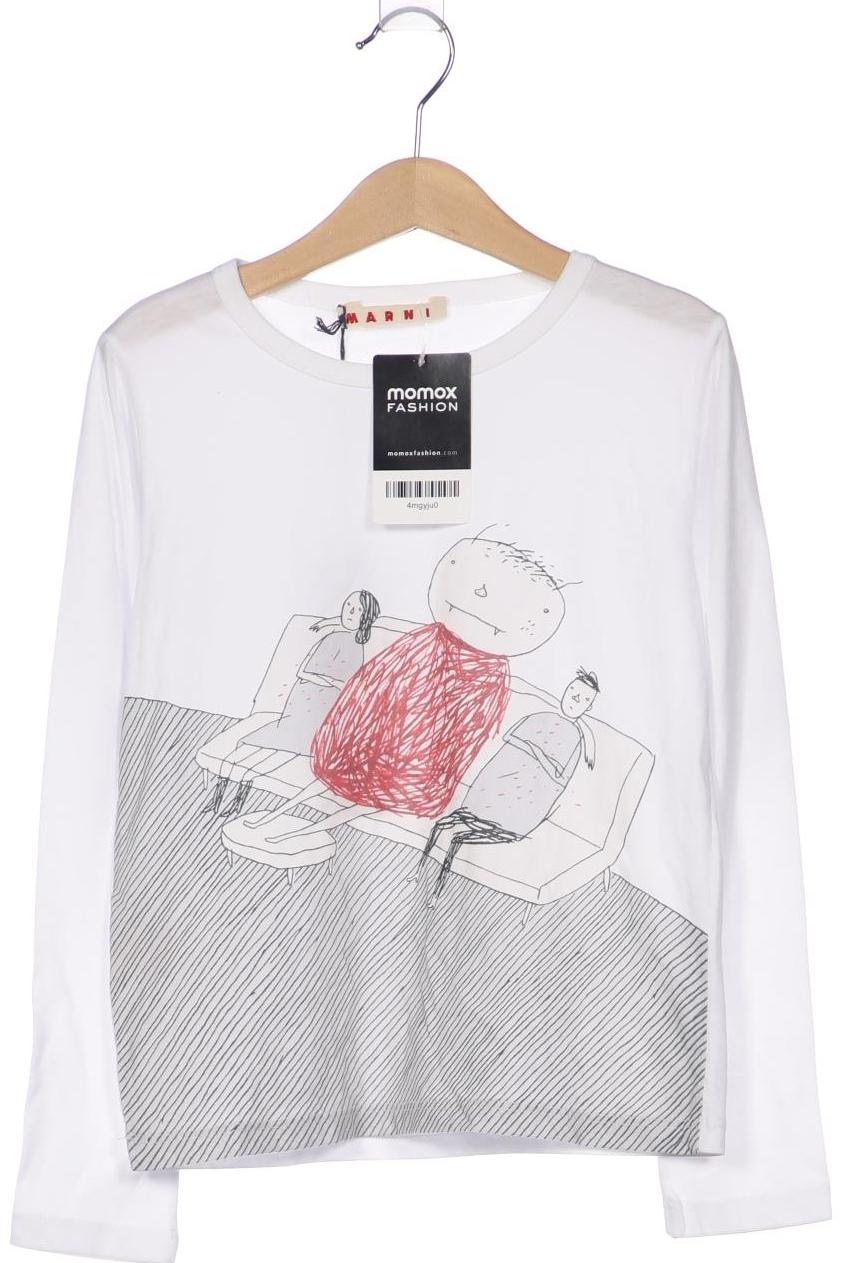 

Marni Herren Langarmshirt, weiß, Gr. 116
