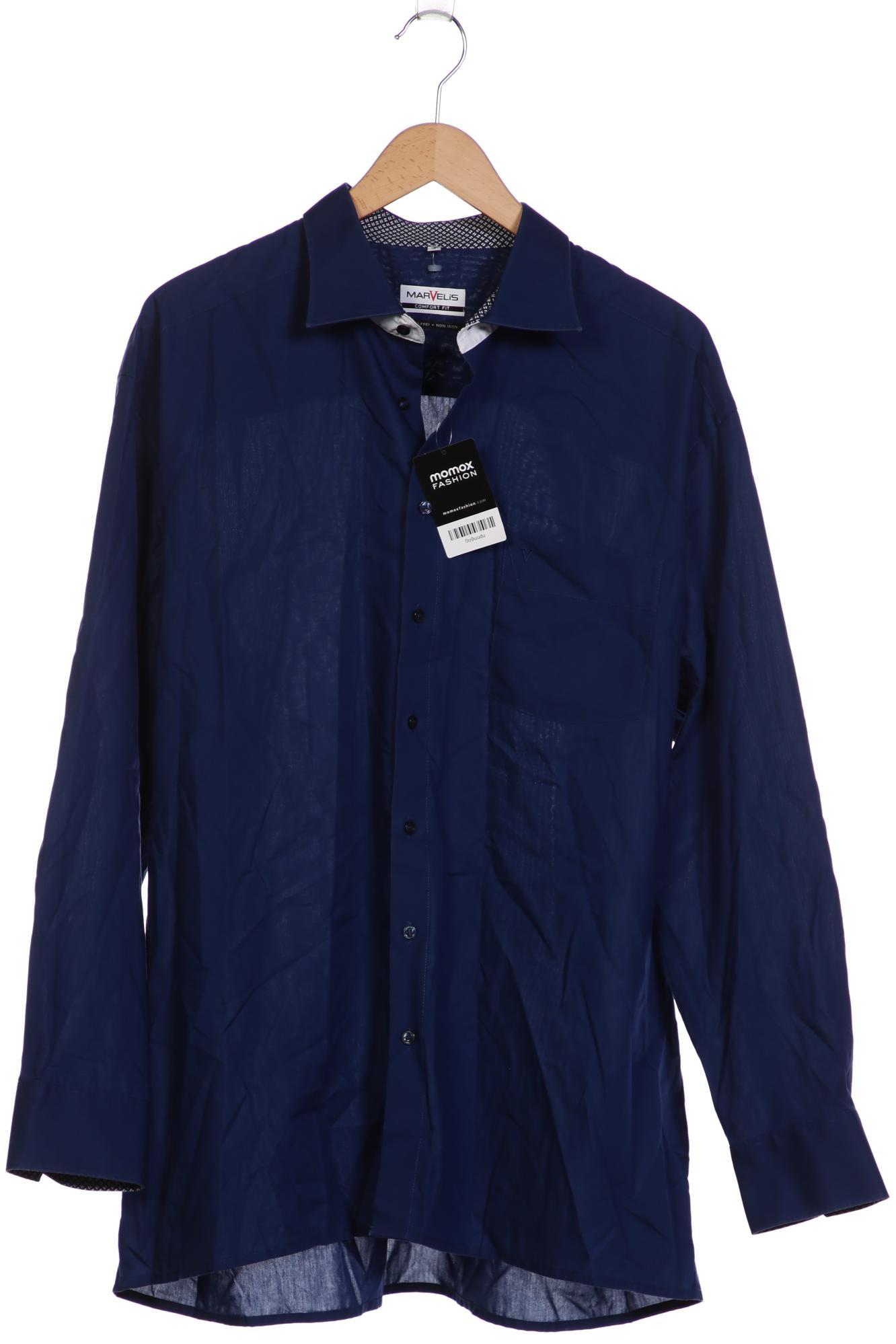 

Marvelis Herren Hemd, marineblau, Gr. 56