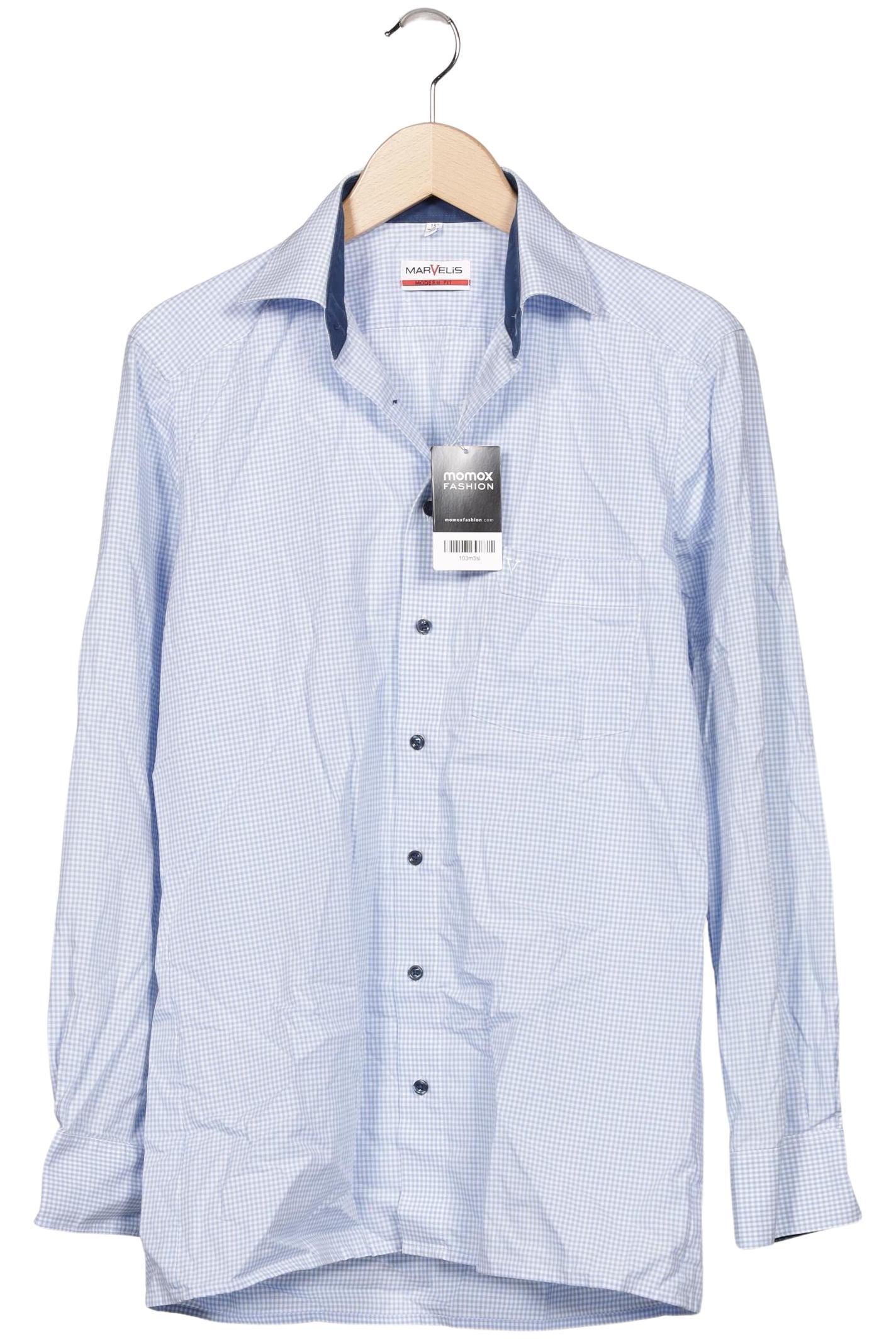 

Marvelis Herren Hemd, hellblau, Gr. 46