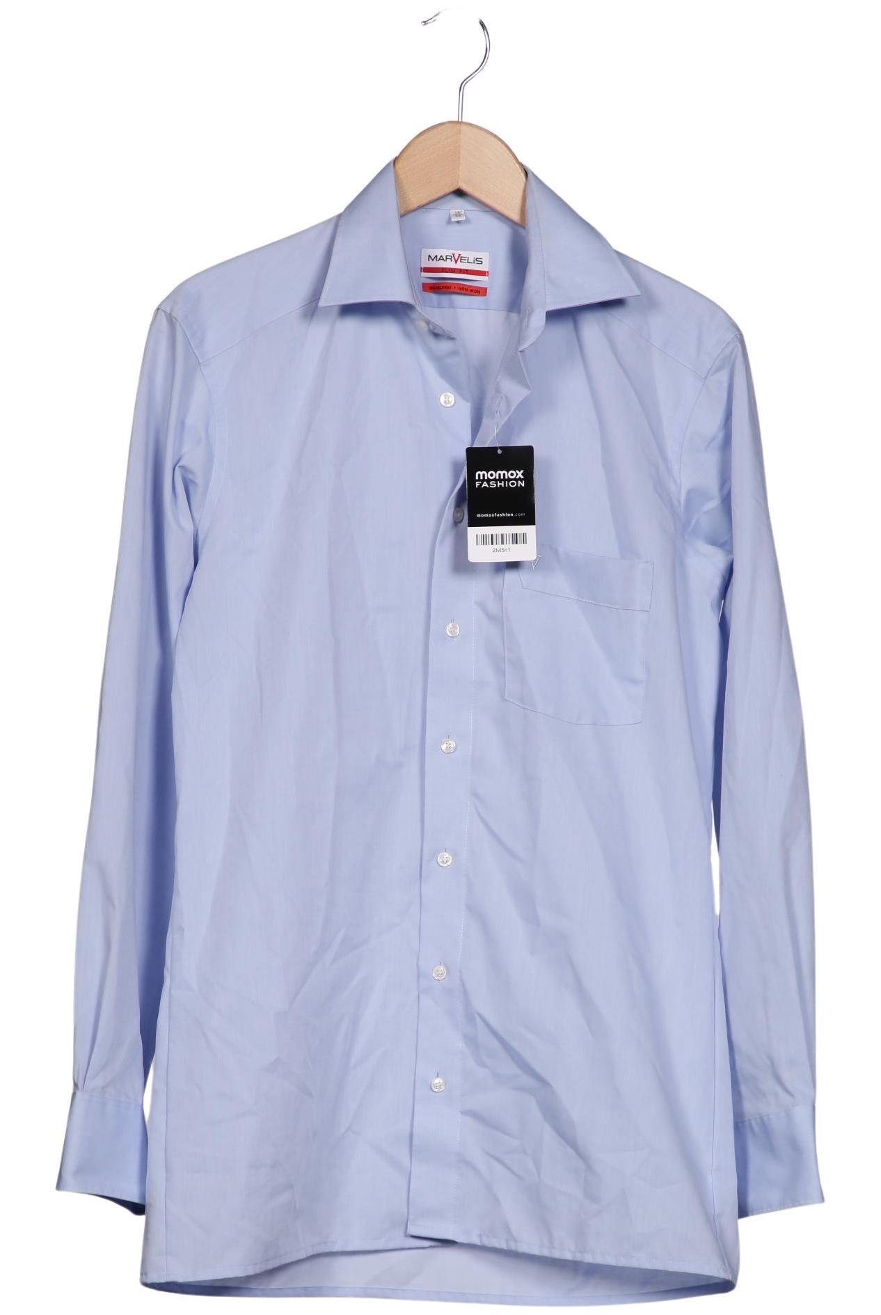 

Marvelis Herren Hemd, hellblau, Gr. 46