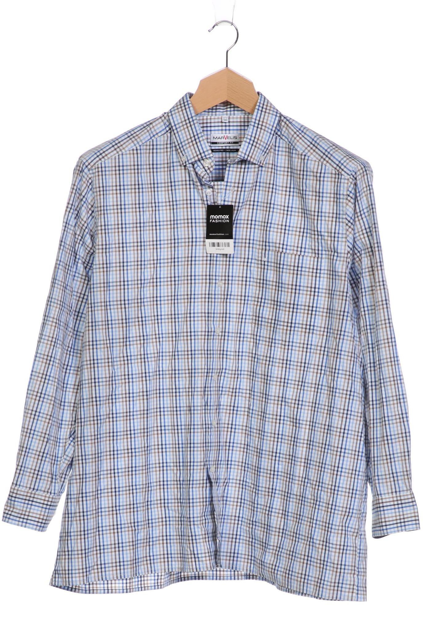 

Marvelis Herren Hemd, blau