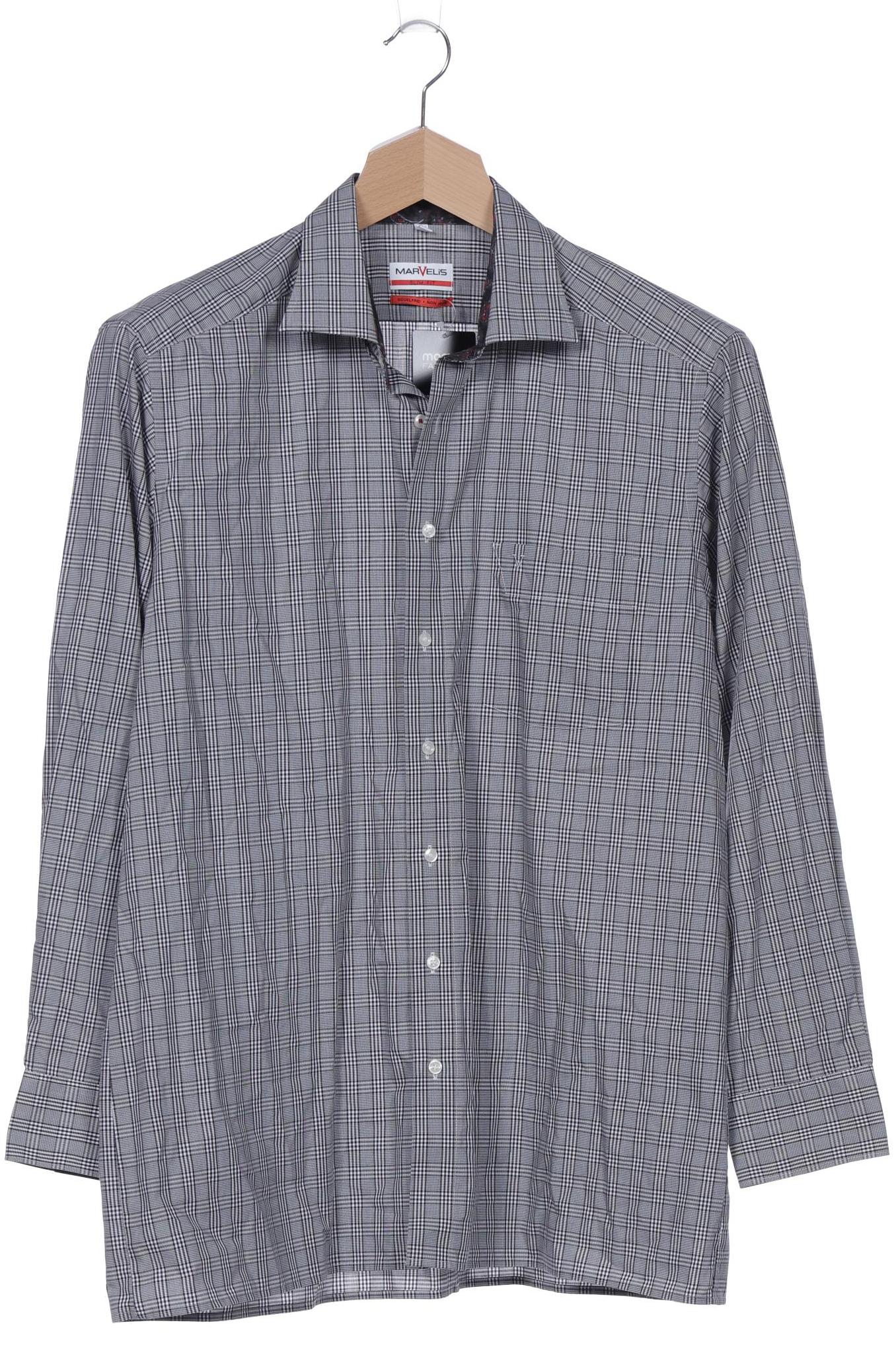 

Marvelis Herren Hemd, grau, Gr. 56