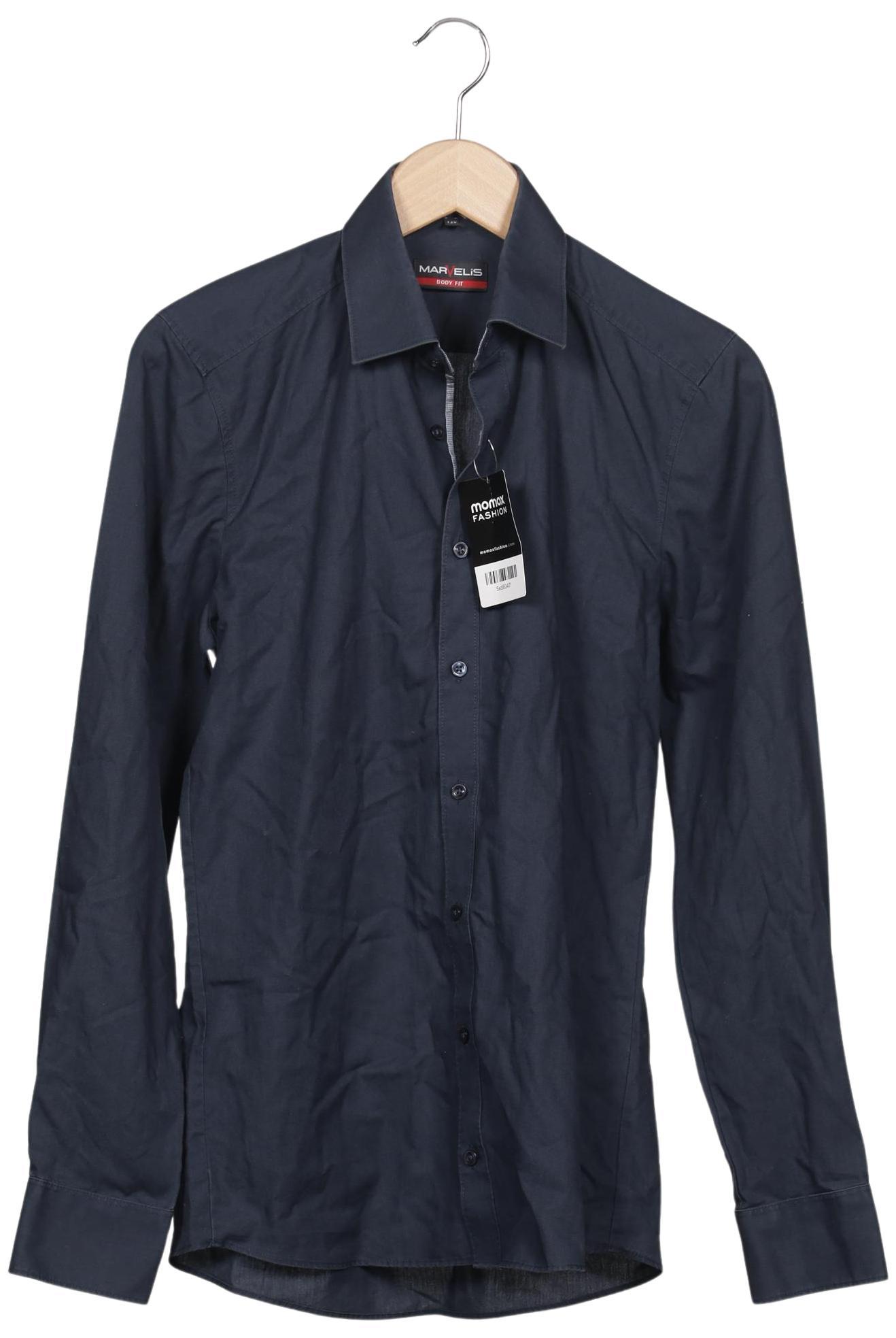

Marvelis Herren Hemd, marineblau, Gr. 46