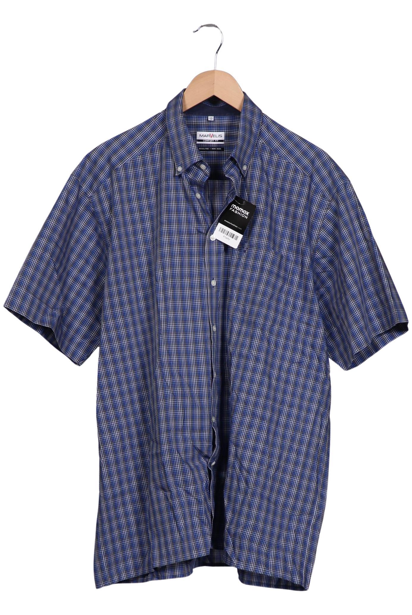 

Marvelis Herren Hemd, blau, Gr. 56