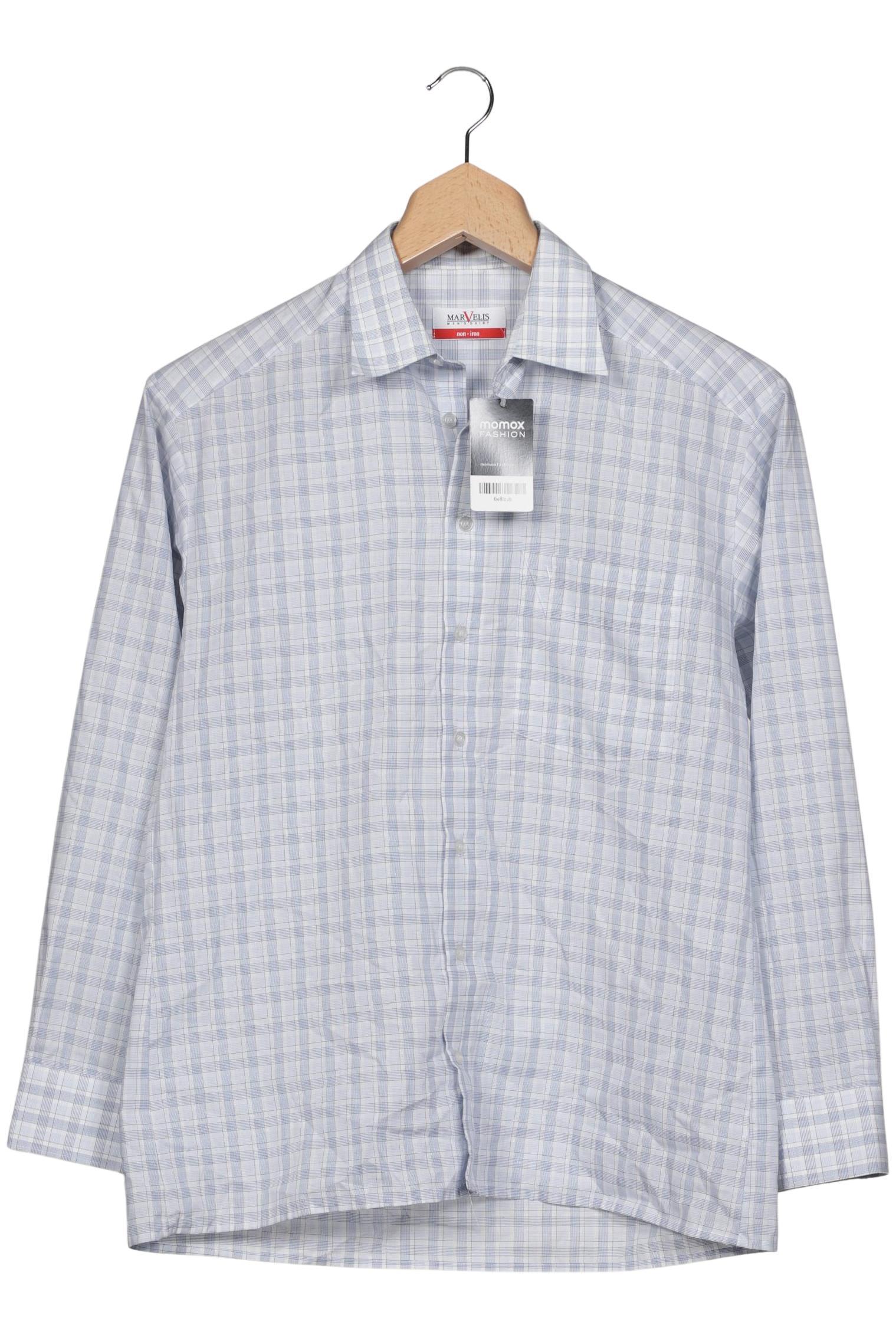 

Marvelis Herren Hemd, hellblau, Gr. 46