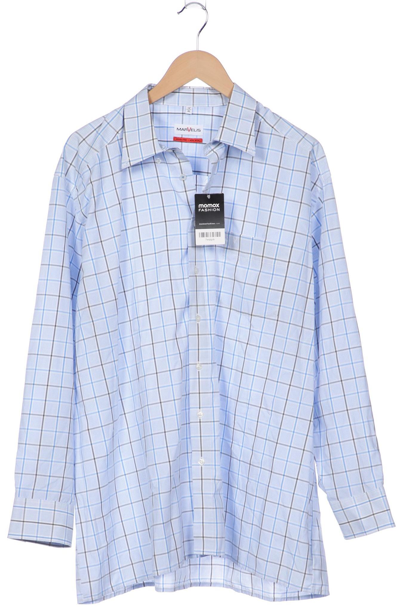 

Marvelis Herren Hemd, hellblau