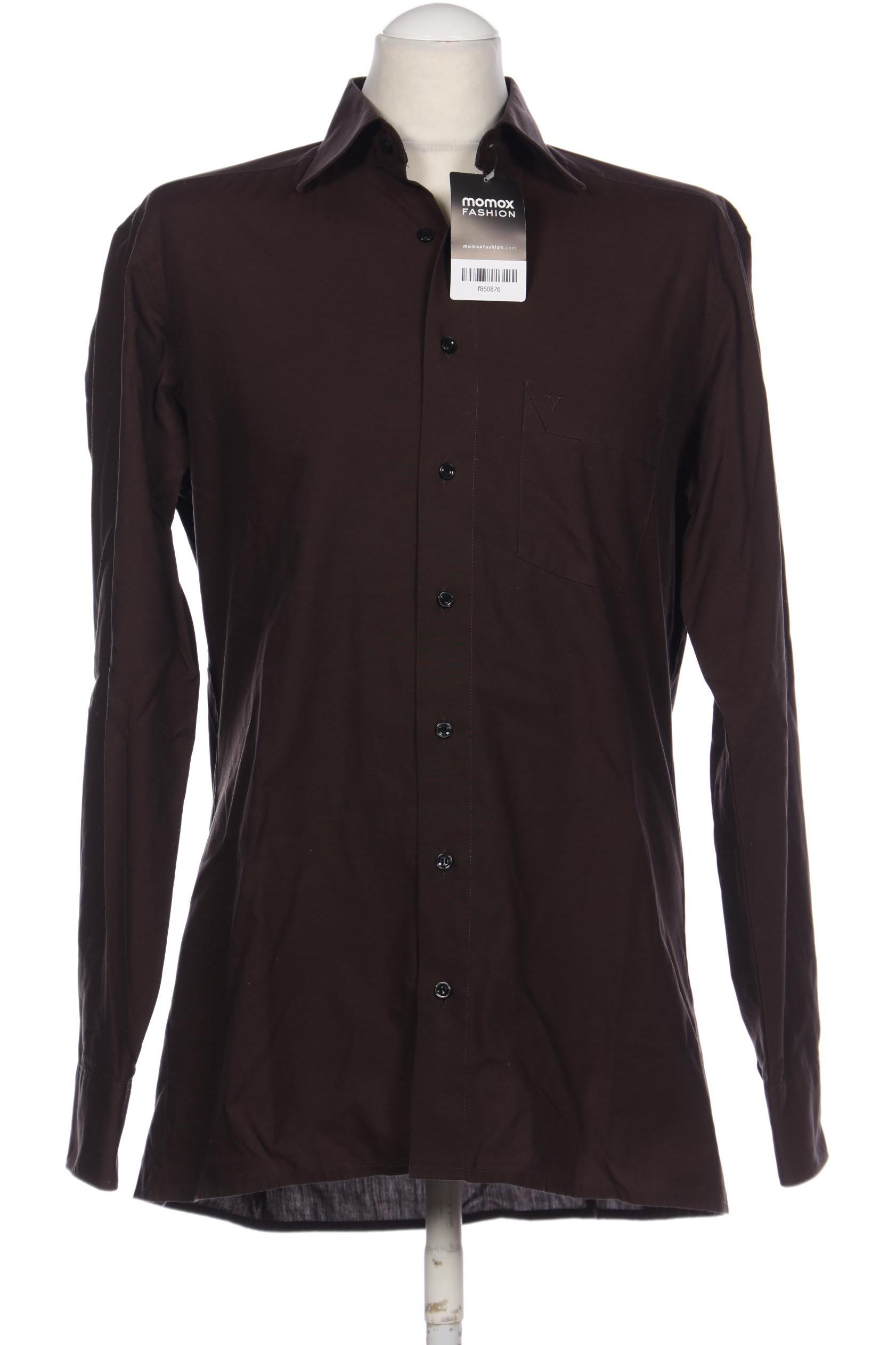 

Marvelis Herren Hemd, braun, Gr. 48