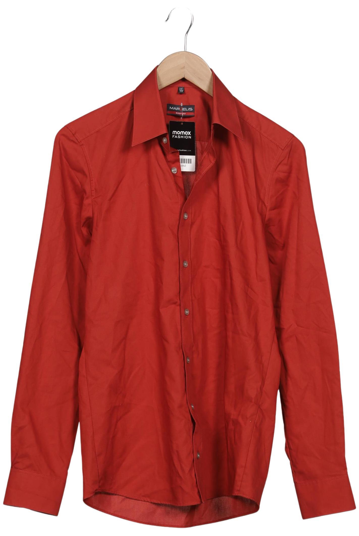 

Marvelis Herren Hemd, rot, Gr. 46
