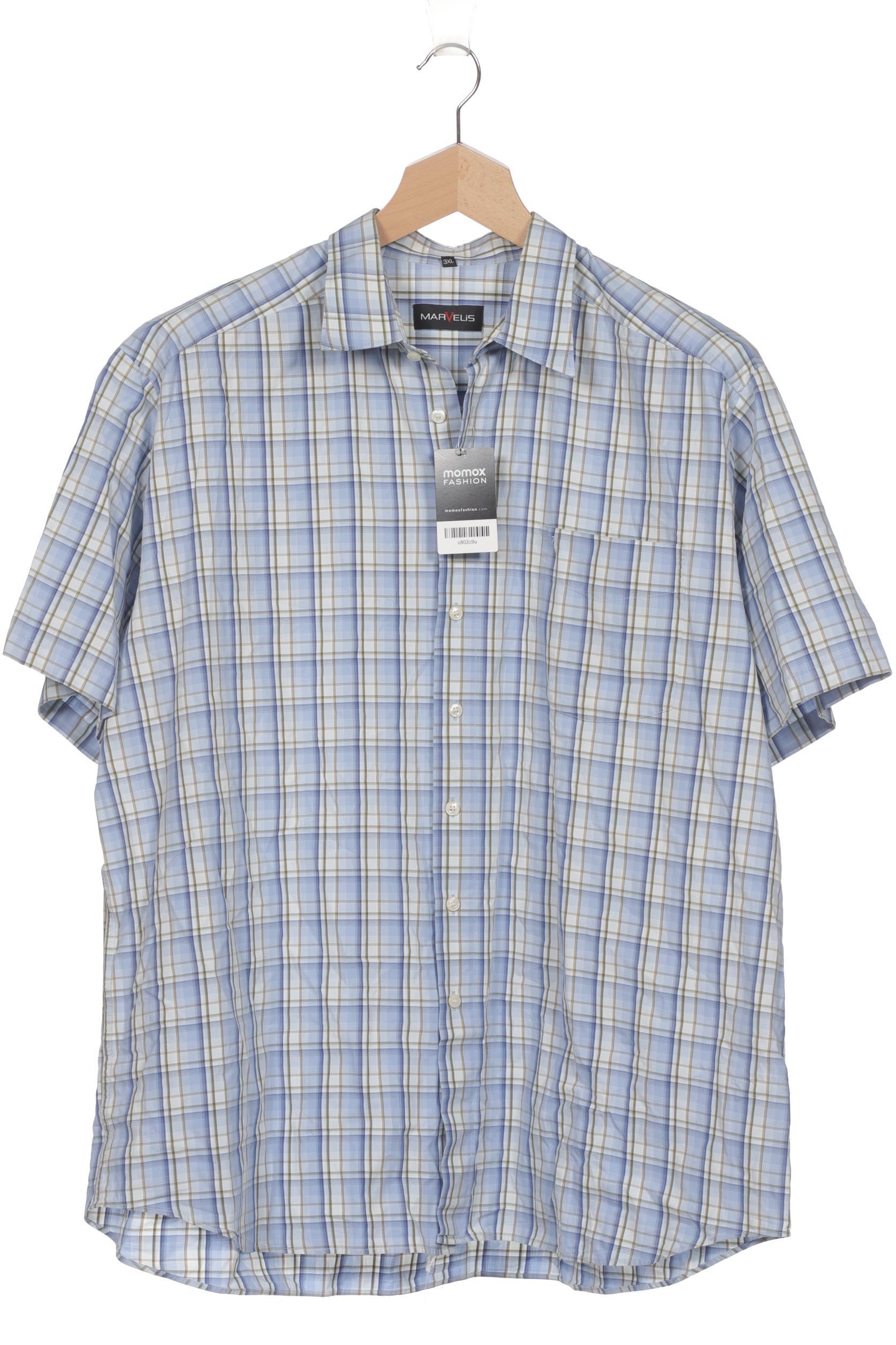 

Marvelis Herren Hemd, blau, Gr. 58