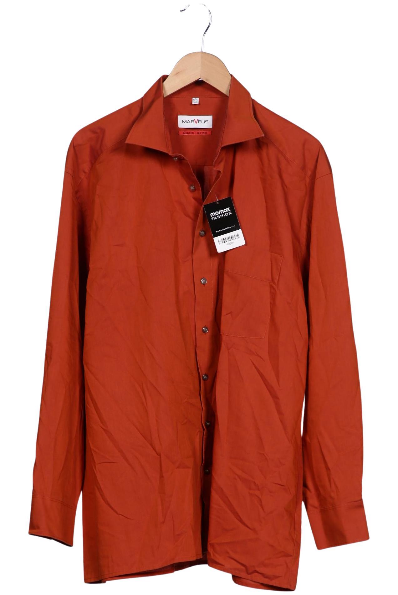 

Marvelis Herren Hemd, orange, Gr. 56