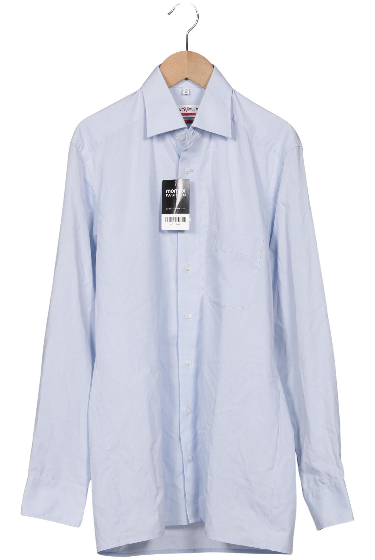 

Marvelis Herren Hemd, hellblau, Gr. 46