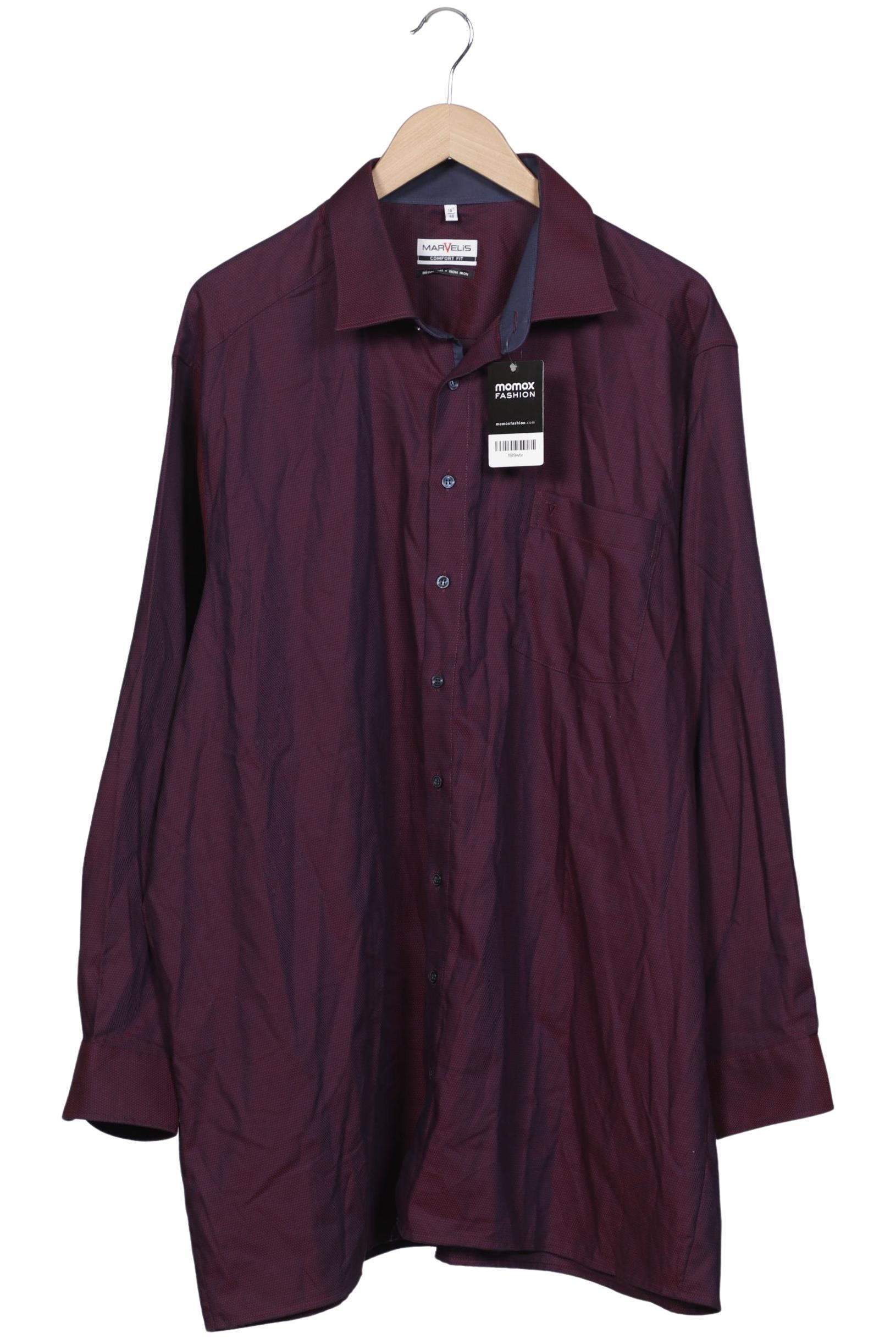 

Marvelis Herren Hemd, bordeaux, Gr. 58
