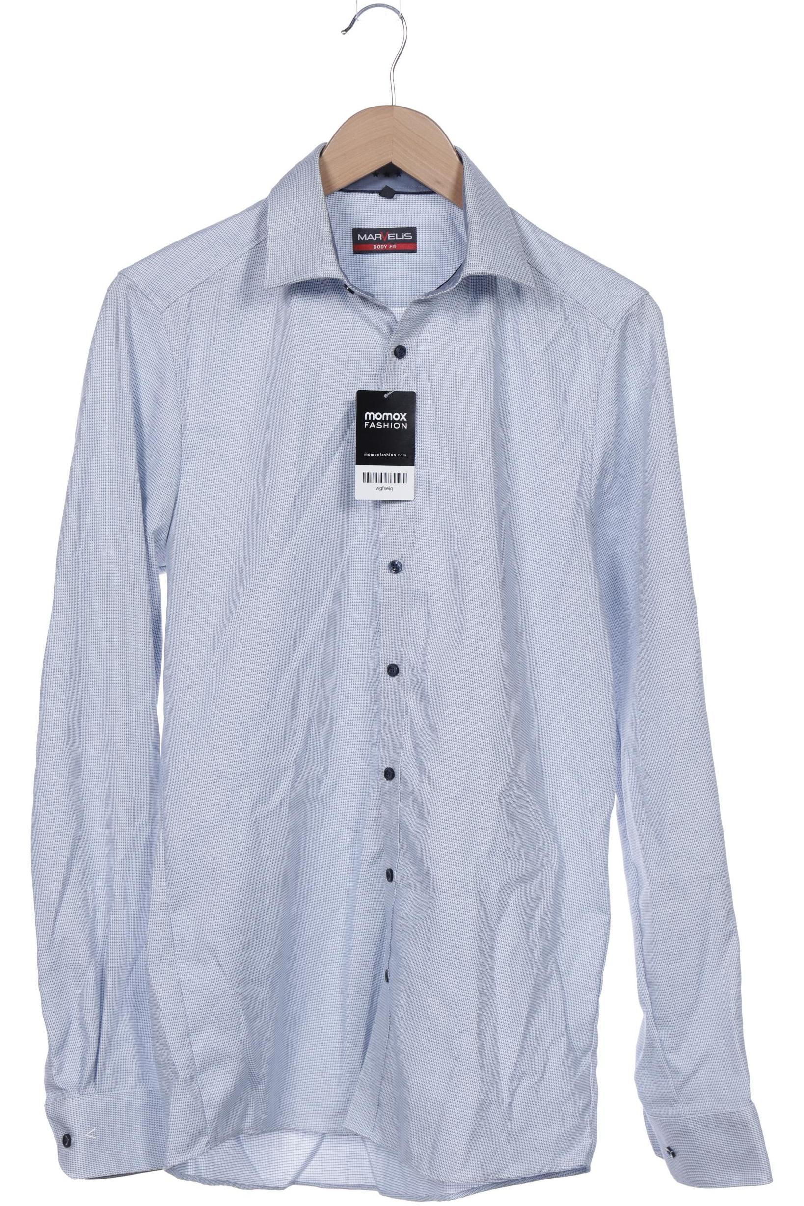 

Marvelis Herren Hemd, hellblau, Gr. 50