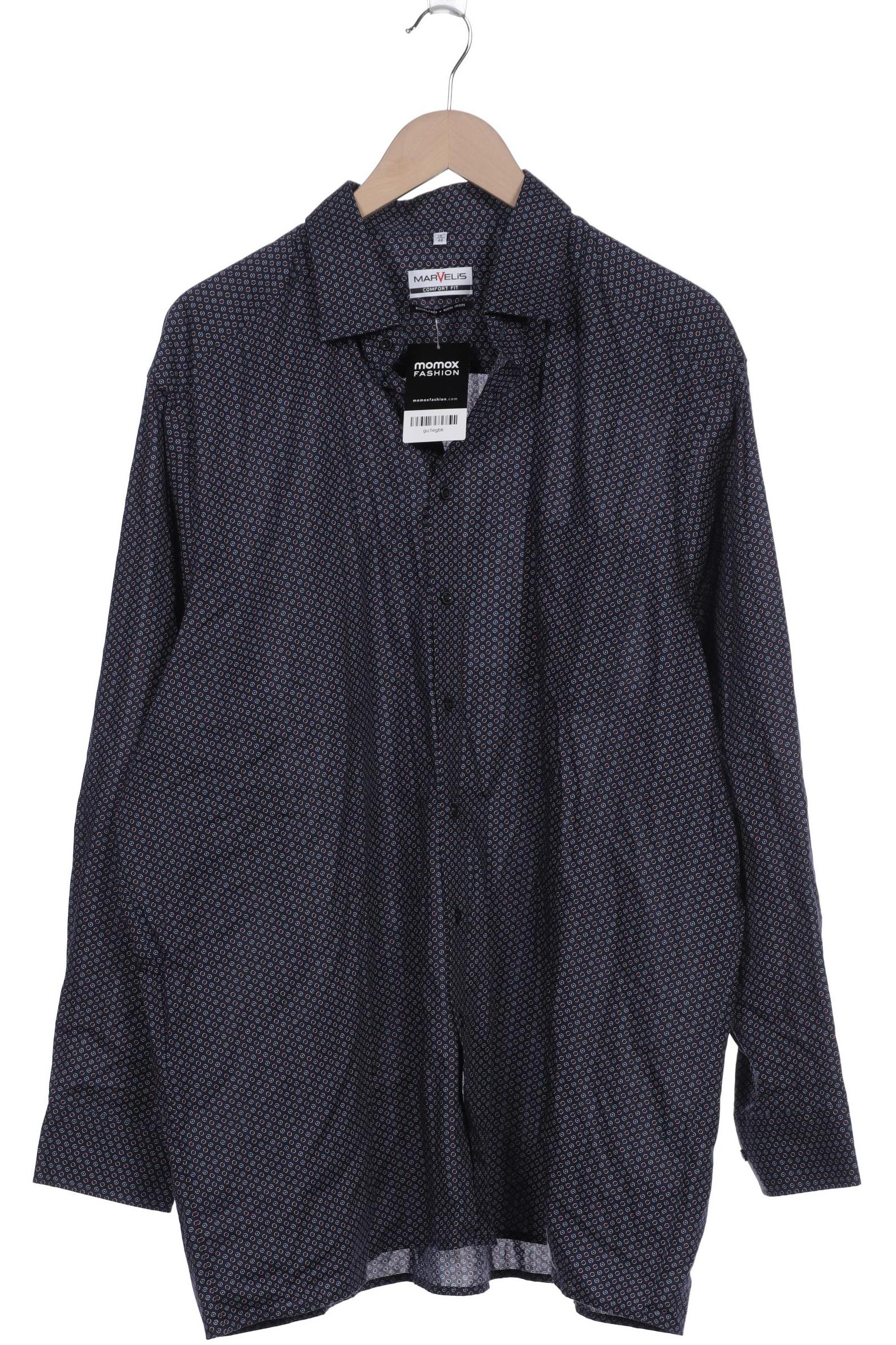 

Marvelis Herren Hemd, marineblau