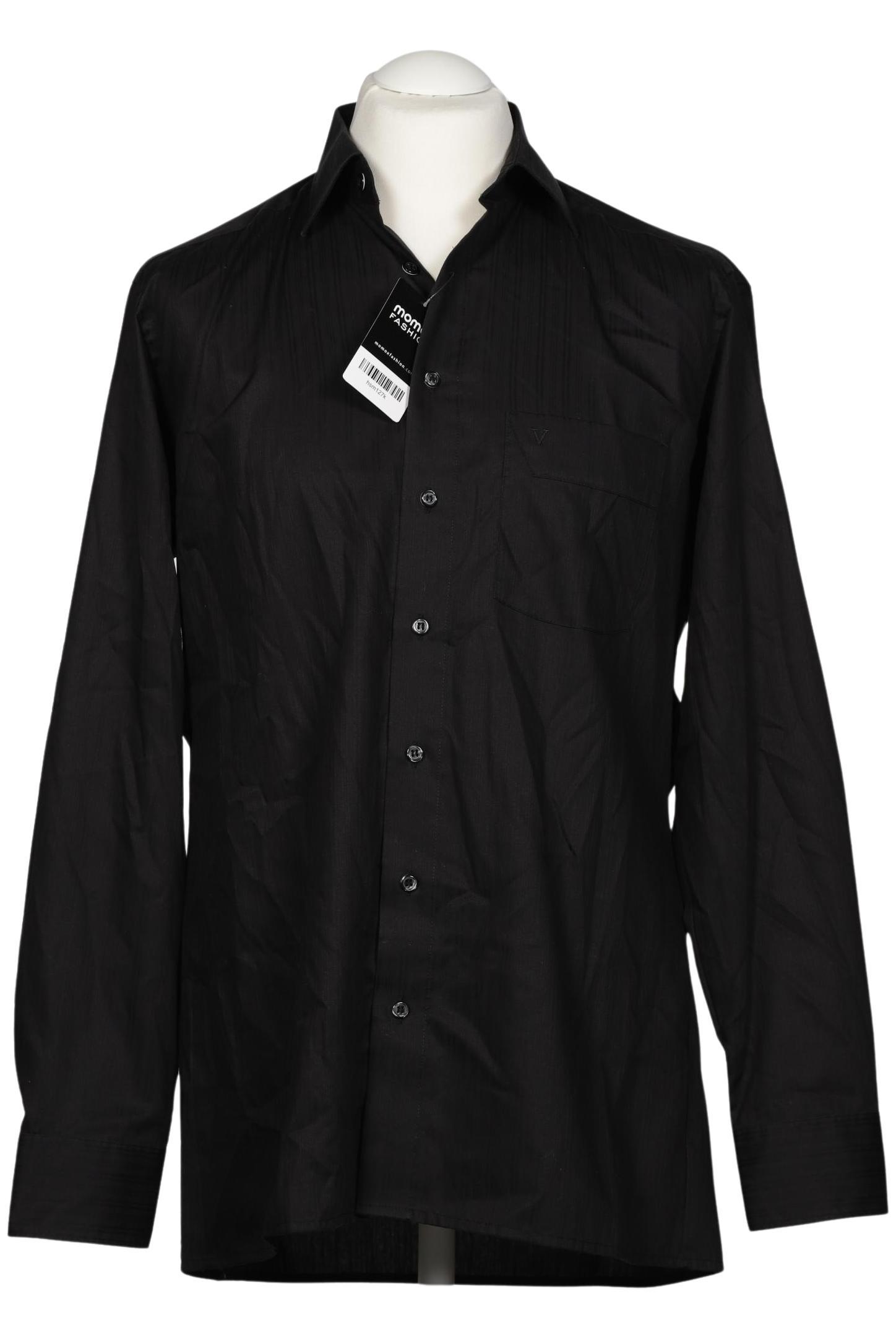 

Marvelis Herren Hemd, schwarz, Gr. 52