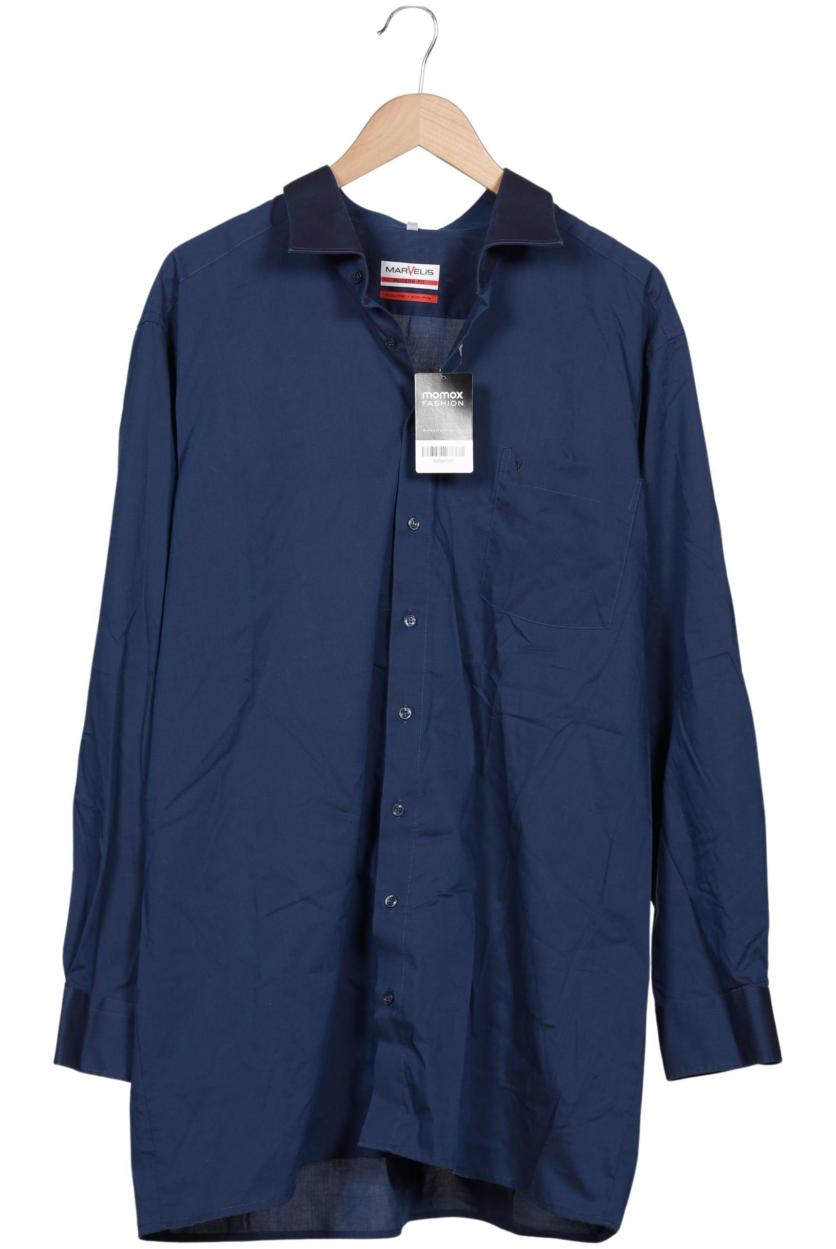 

Marvelis Herren Hemd, marineblau, Gr. 58