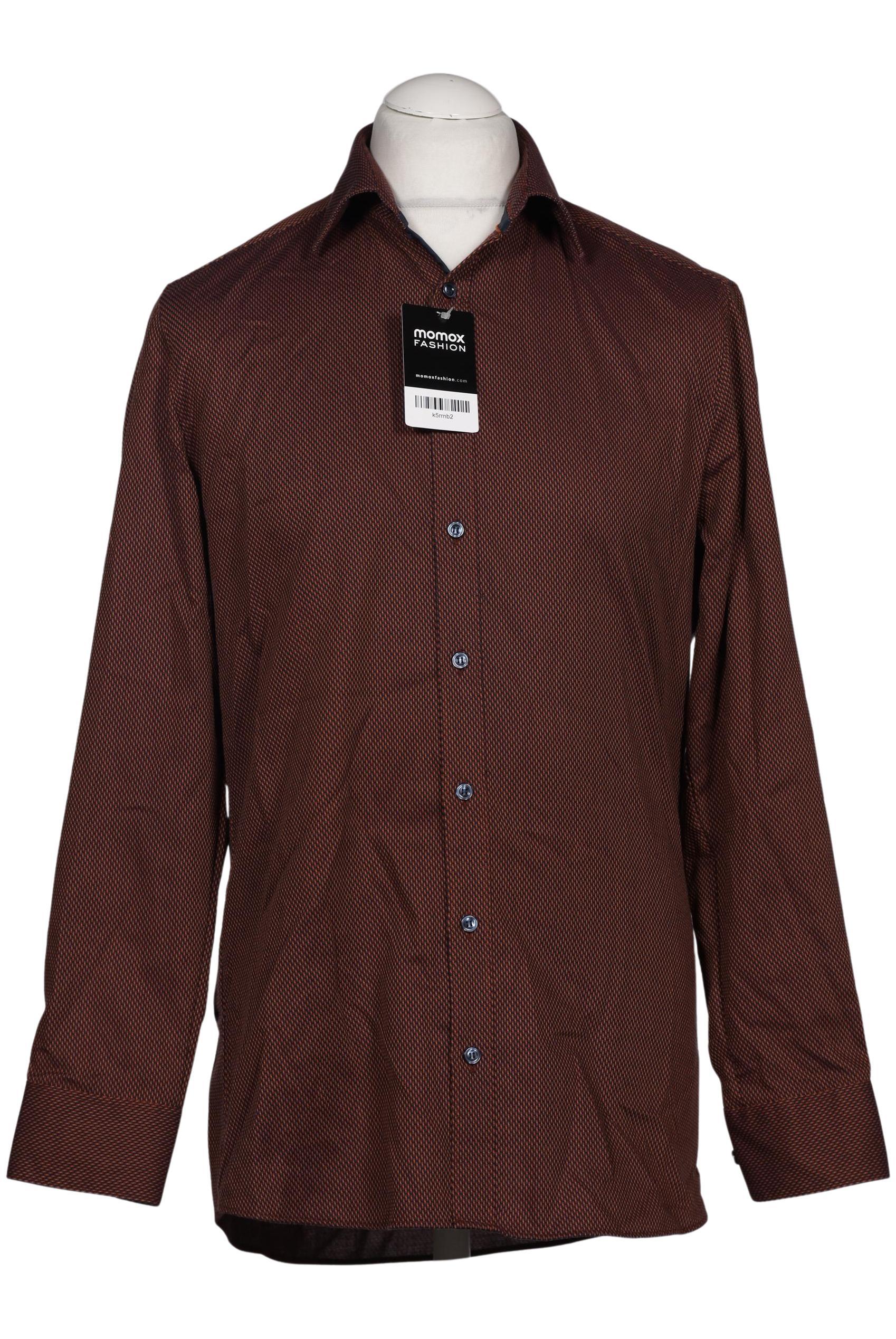 

Marvelis Herren Hemd, braun, Gr. 52