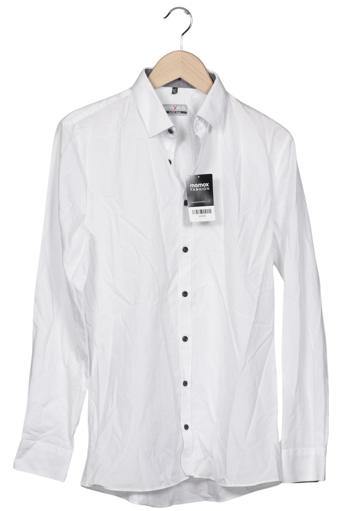 

Marvelis Herren Hemd, weiß, Gr. 50