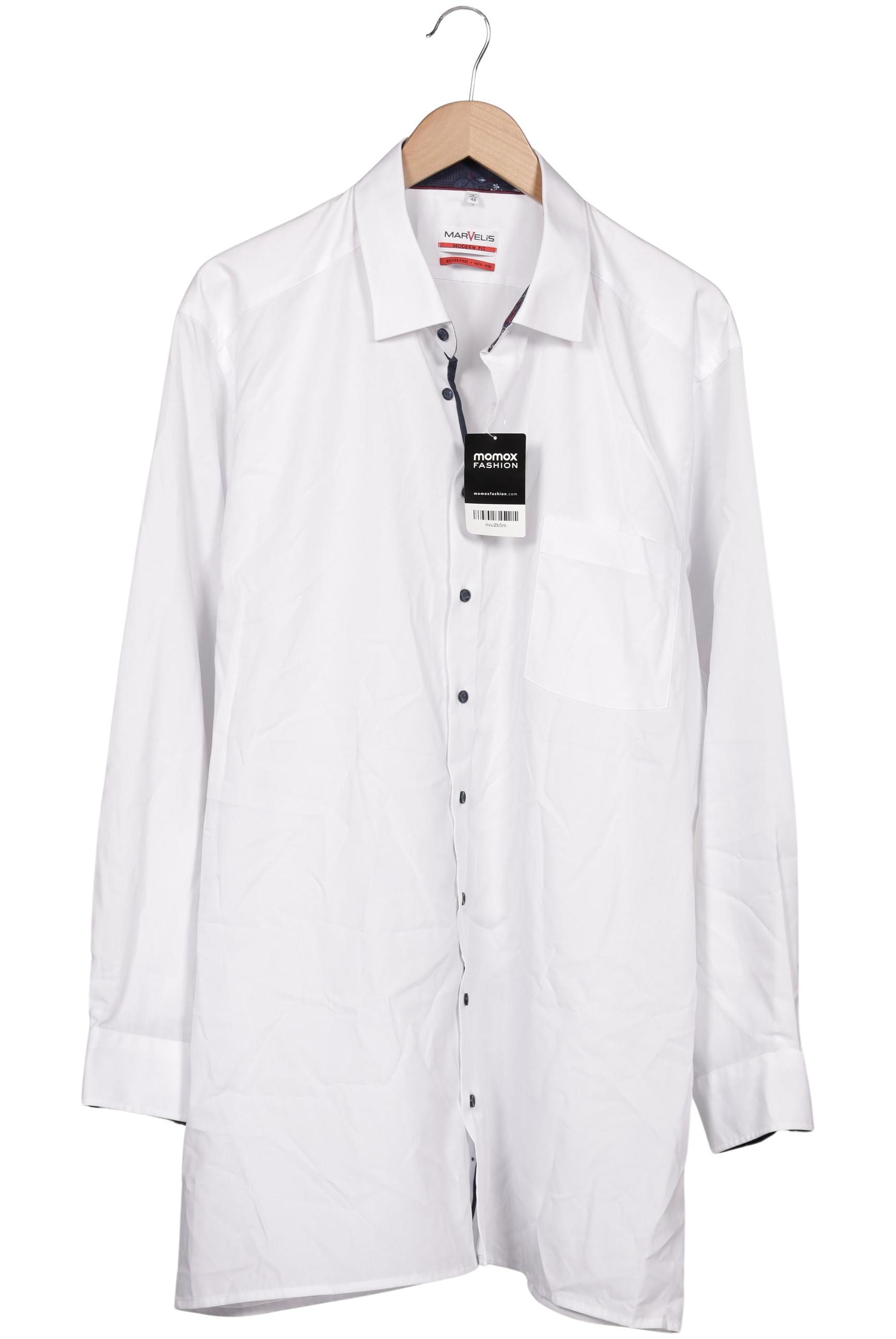 

Marvelis Herren Hemd, weiß, Gr. 58