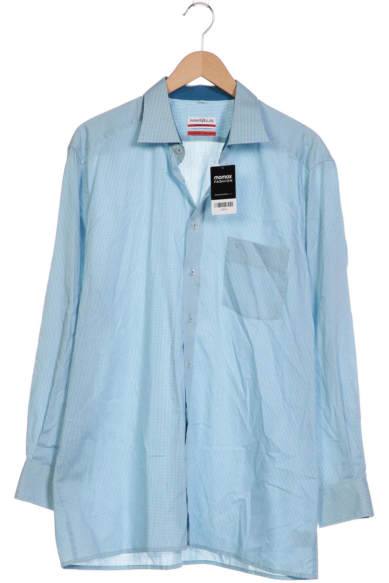 

Marvelis Herren Hemd, blau, Gr. 56