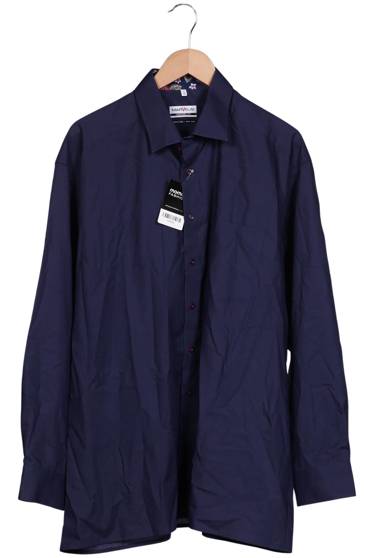 

Marvelis Herren Hemd, marineblau, Gr. 56