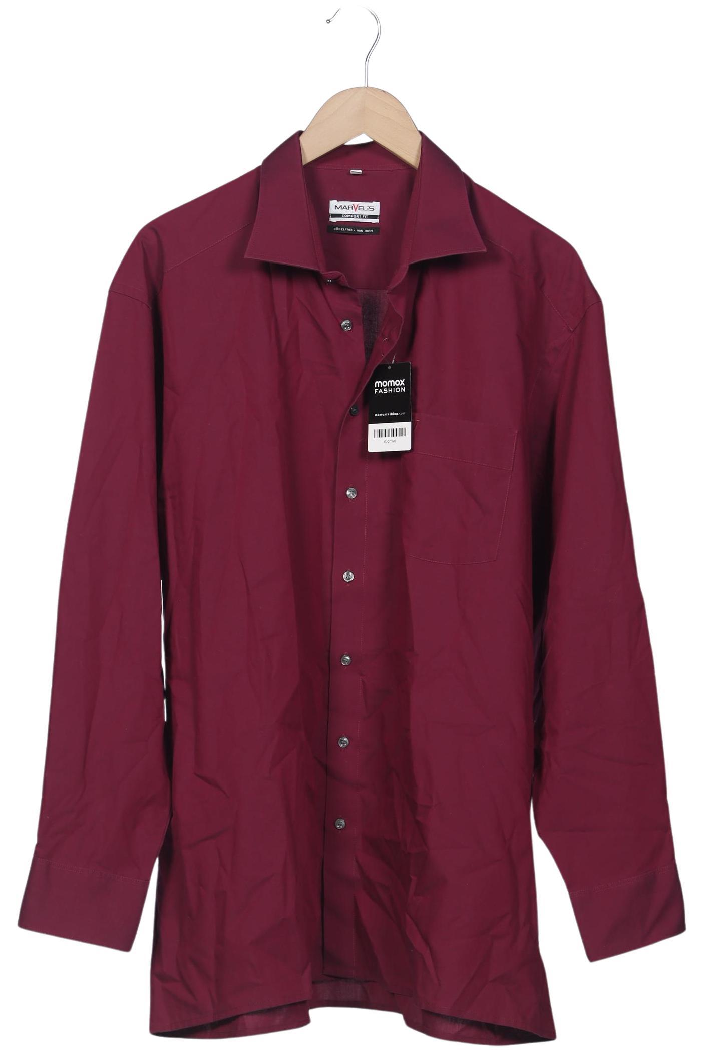 

Marvelis Herren Hemd, bordeaux, Gr. 56