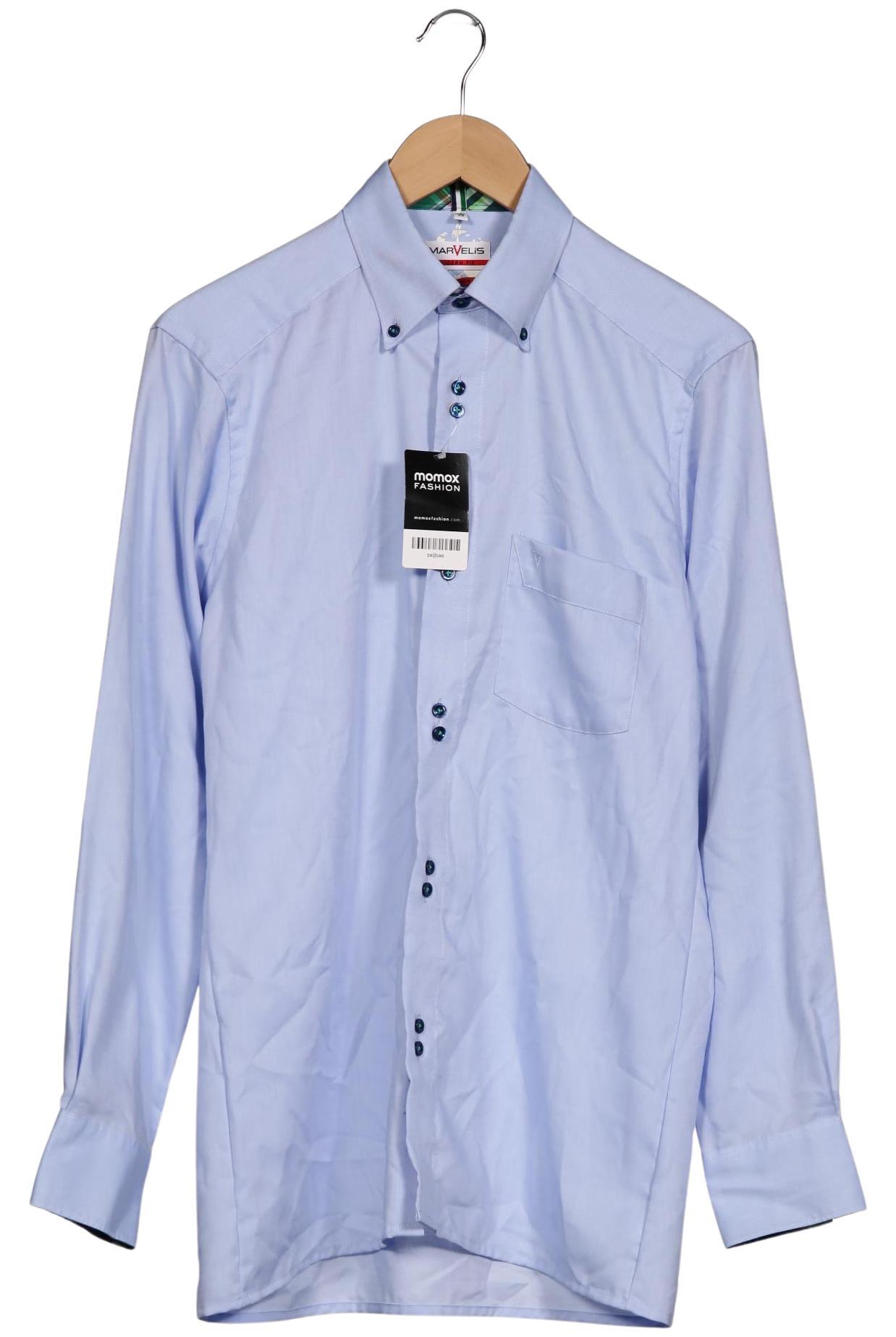 

Marvelis Herren Hemd, hellblau, Gr. 46