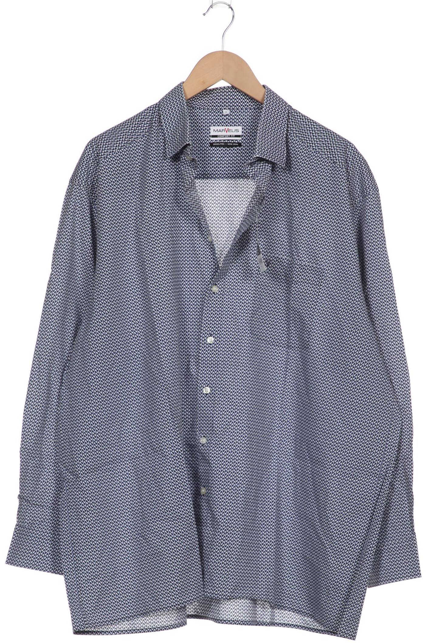 

Marvelis Herren Hemd, marineblau