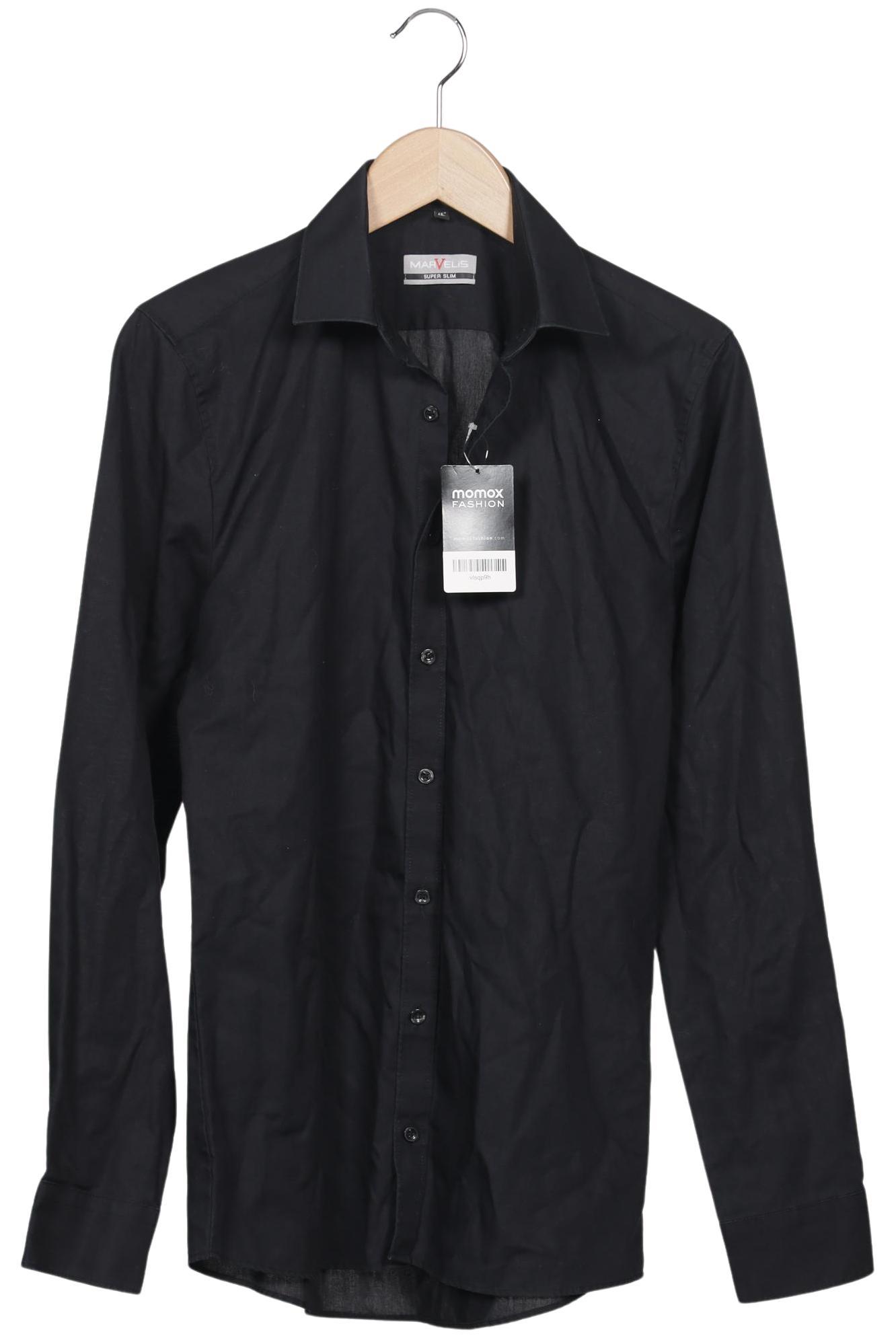 Thumbnail - Marvelis Herren Hemd, schwarz, Gr. 46