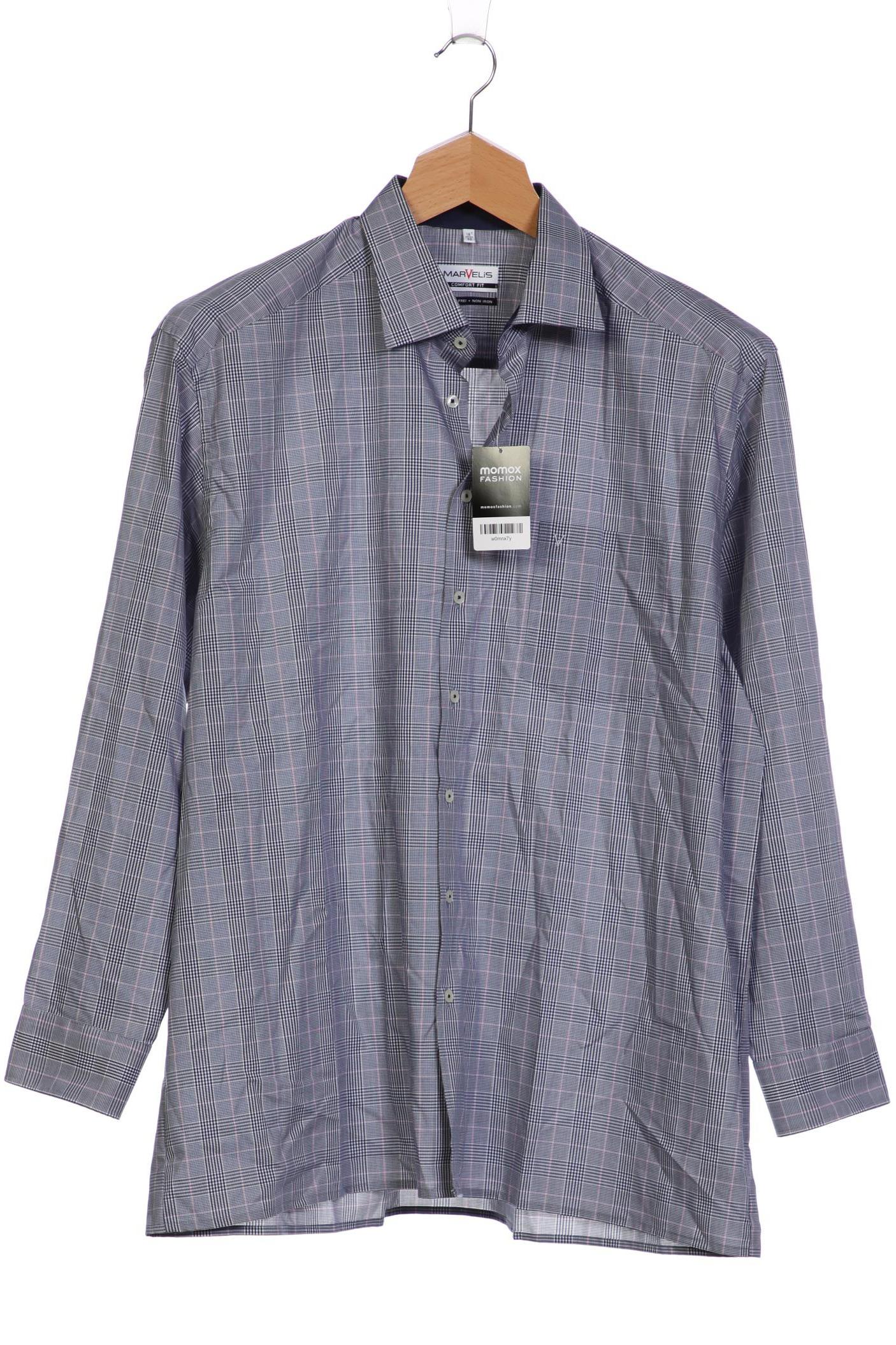 

Marvelis Herren Hemd, marineblau, Gr. 56