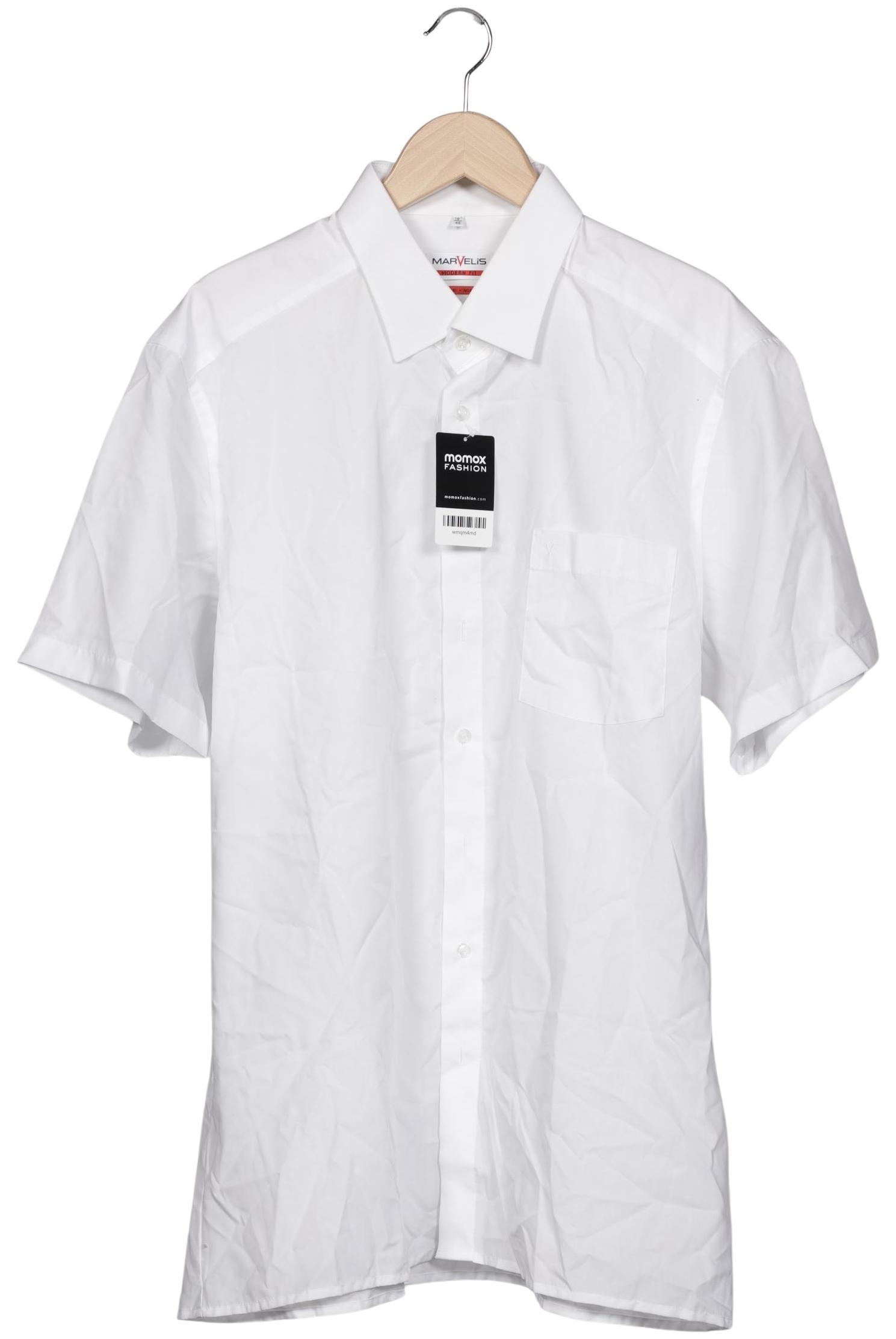 

Marvelis Herren Hemd, weiß, Gr. 56