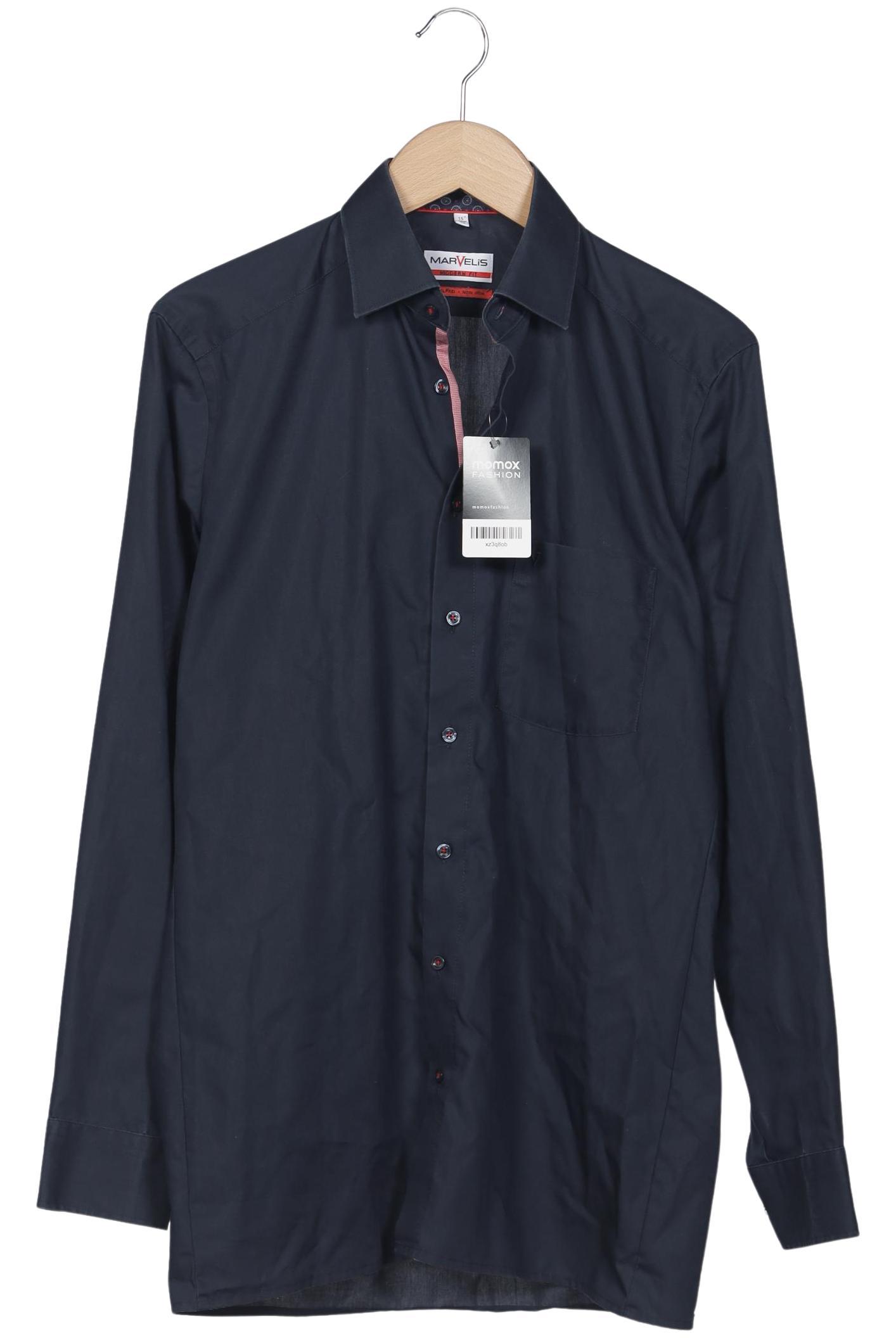 

Marvelis Herren Hemd, marineblau, Gr. 46