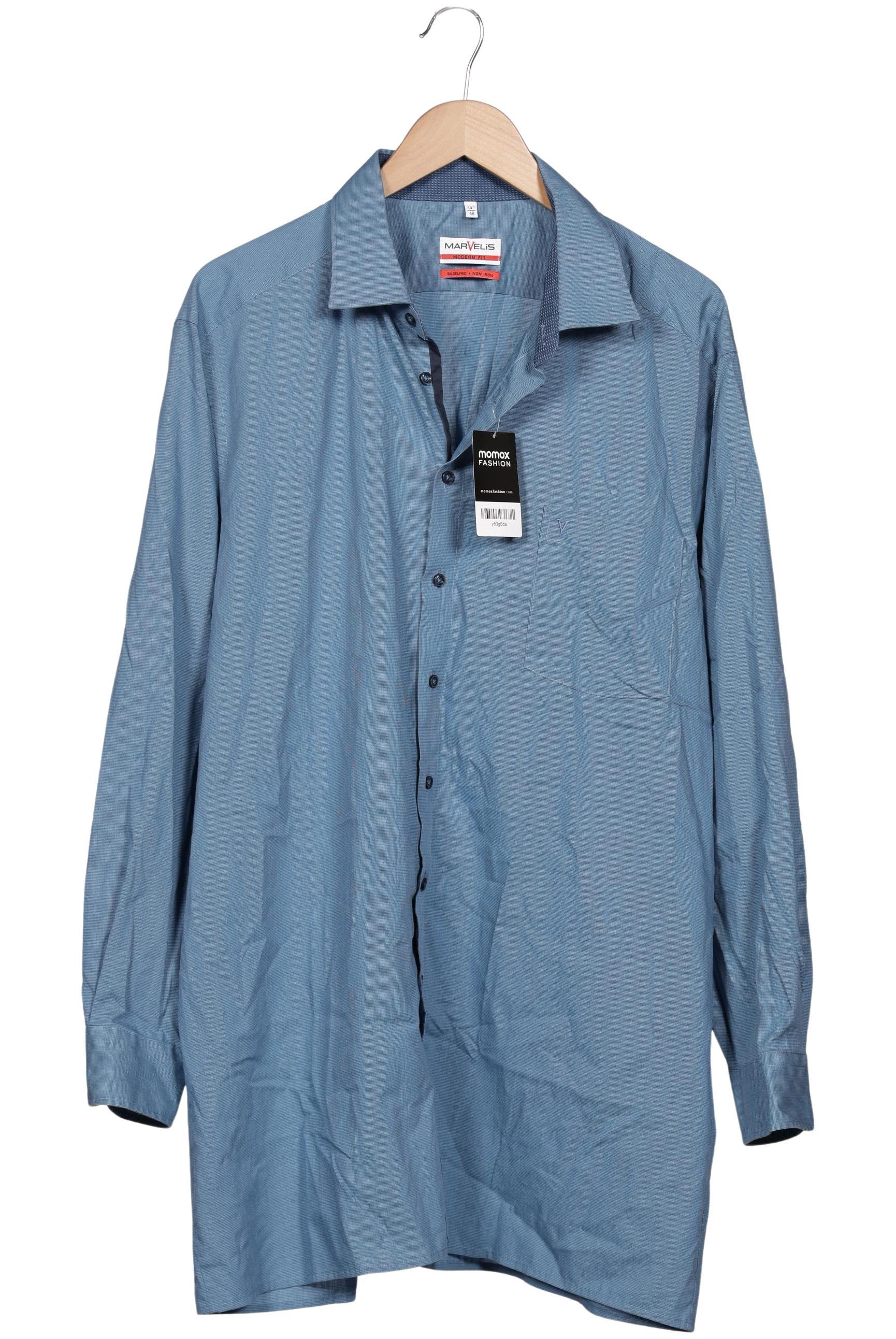 

Marvelis Herren Hemd, hellblau, Gr. 58
