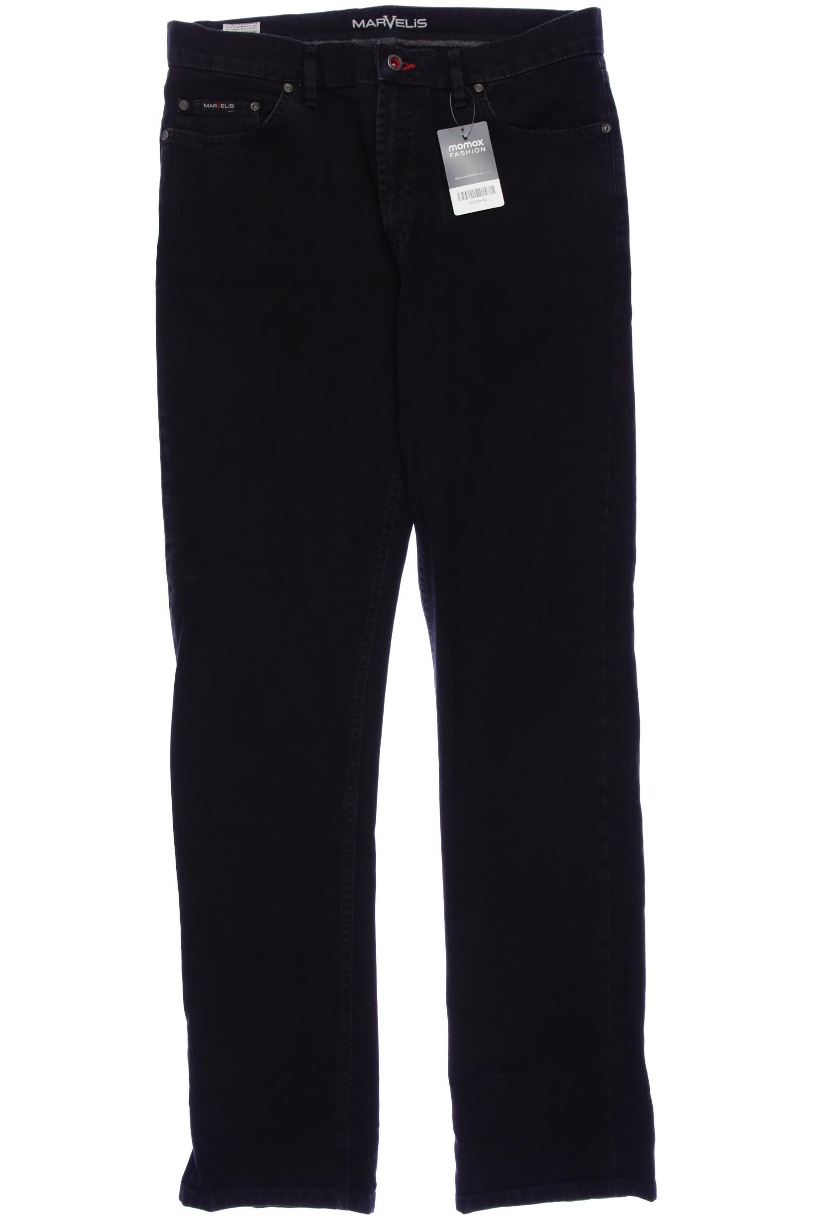 

Marvelis Herren Jeans, schwarz, Gr. 34