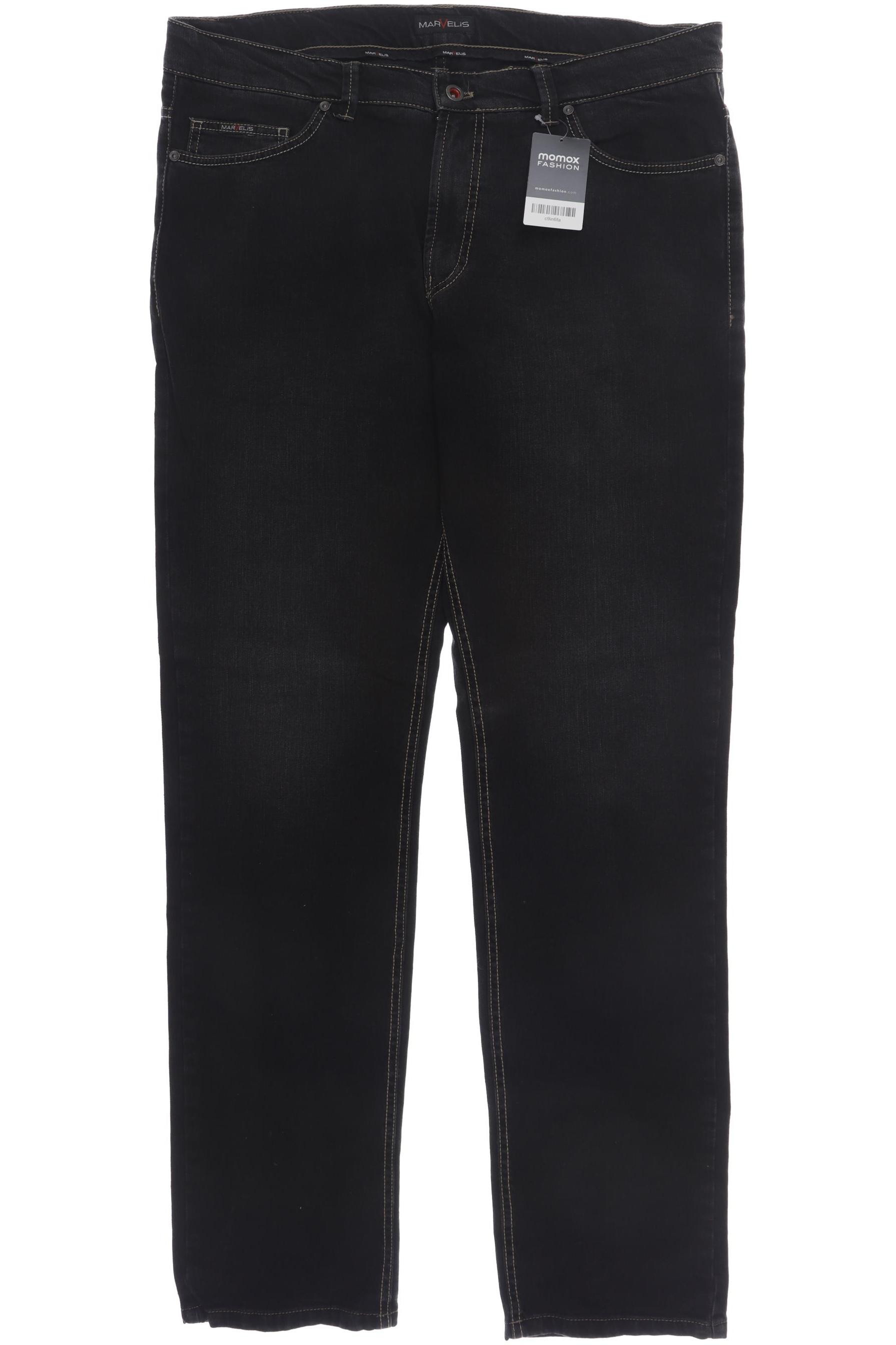 

Marvelis Herren Jeans, schwarz, Gr. 56