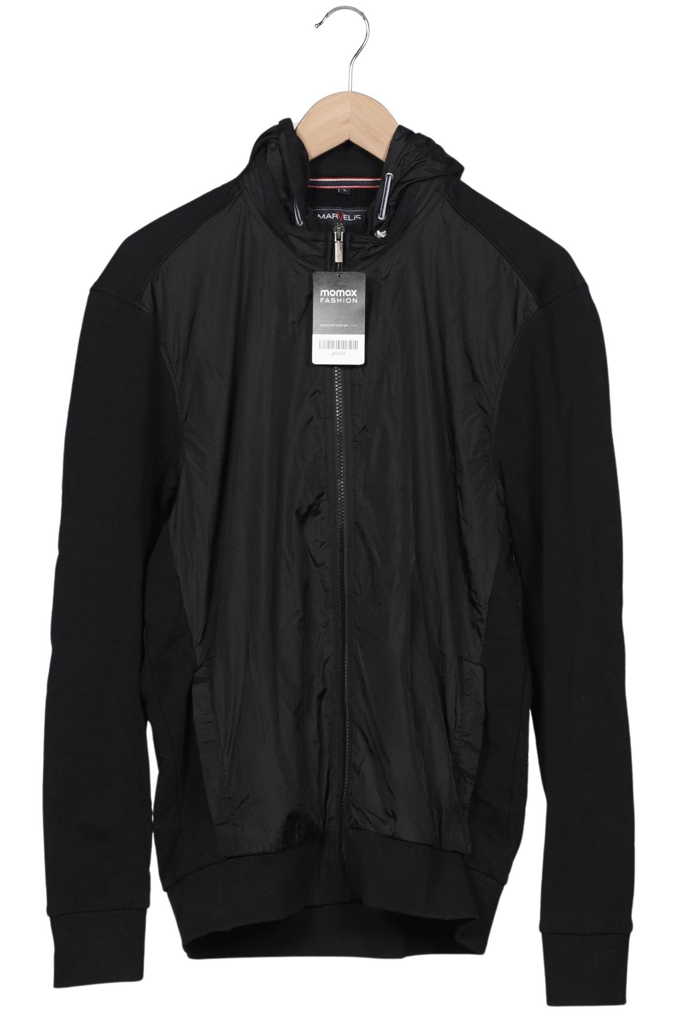 

Marvelis Herren Kapuzenpullover, schwarz, Gr. 52